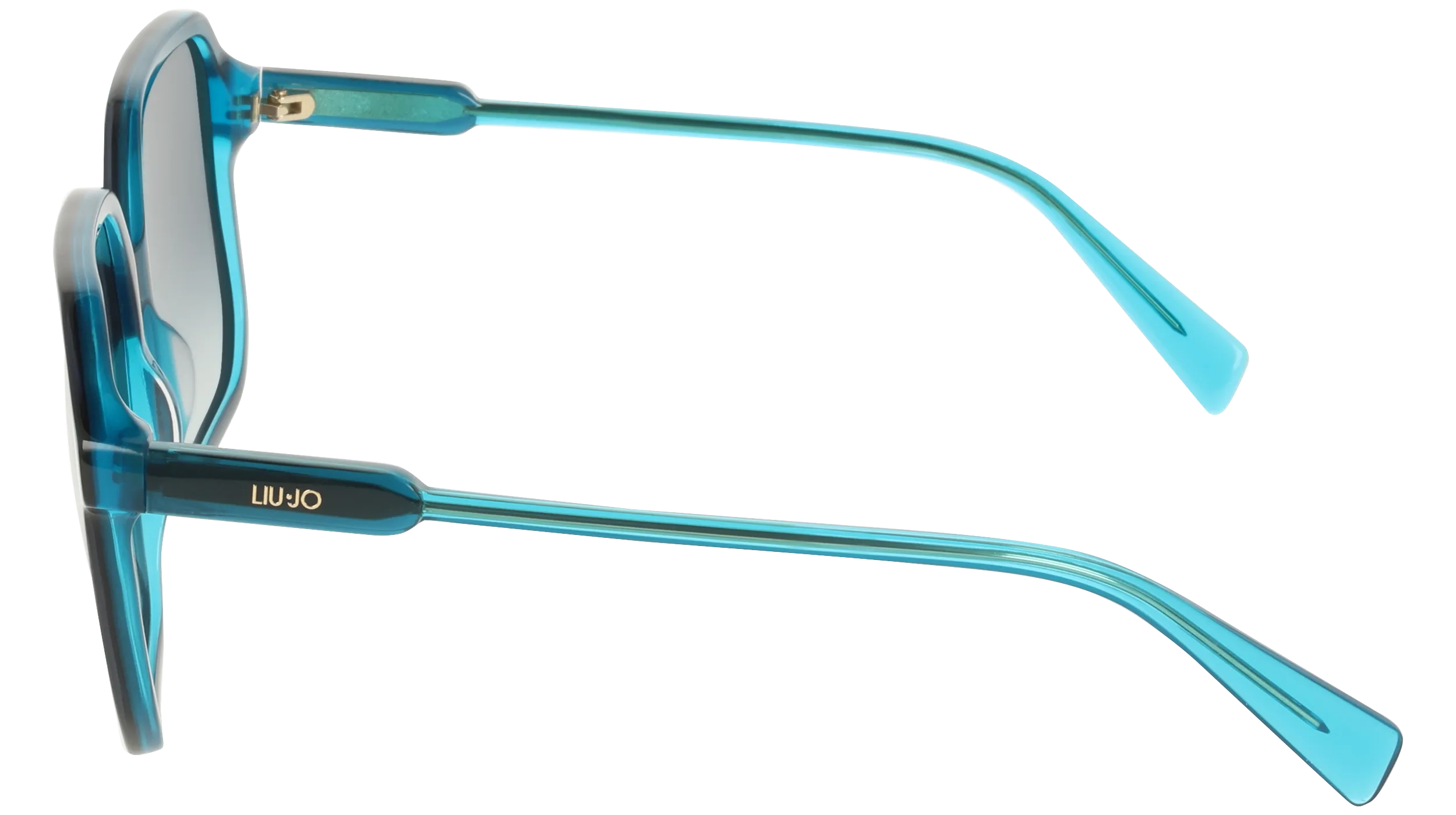 Liu Jo LJ830S 424 Occhiali da sole Acetato Petrolio Verde / Petrolio Squadrata Normale - immagine 3