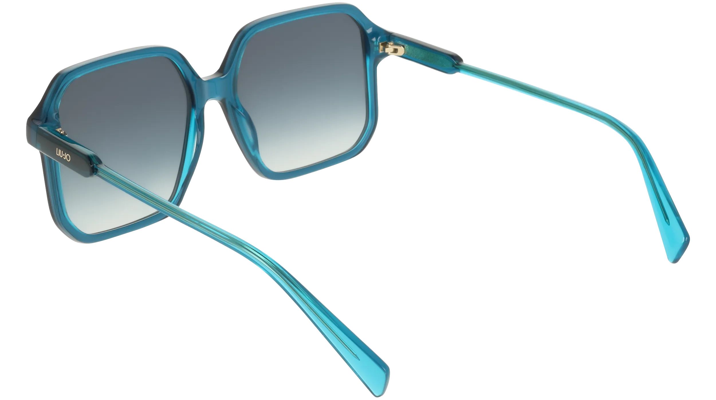 Liu Jo LJ830S 424 Occhiali da sole Acetato Petrolio Verde / Petrolio Squadrata Normale - immagine 4