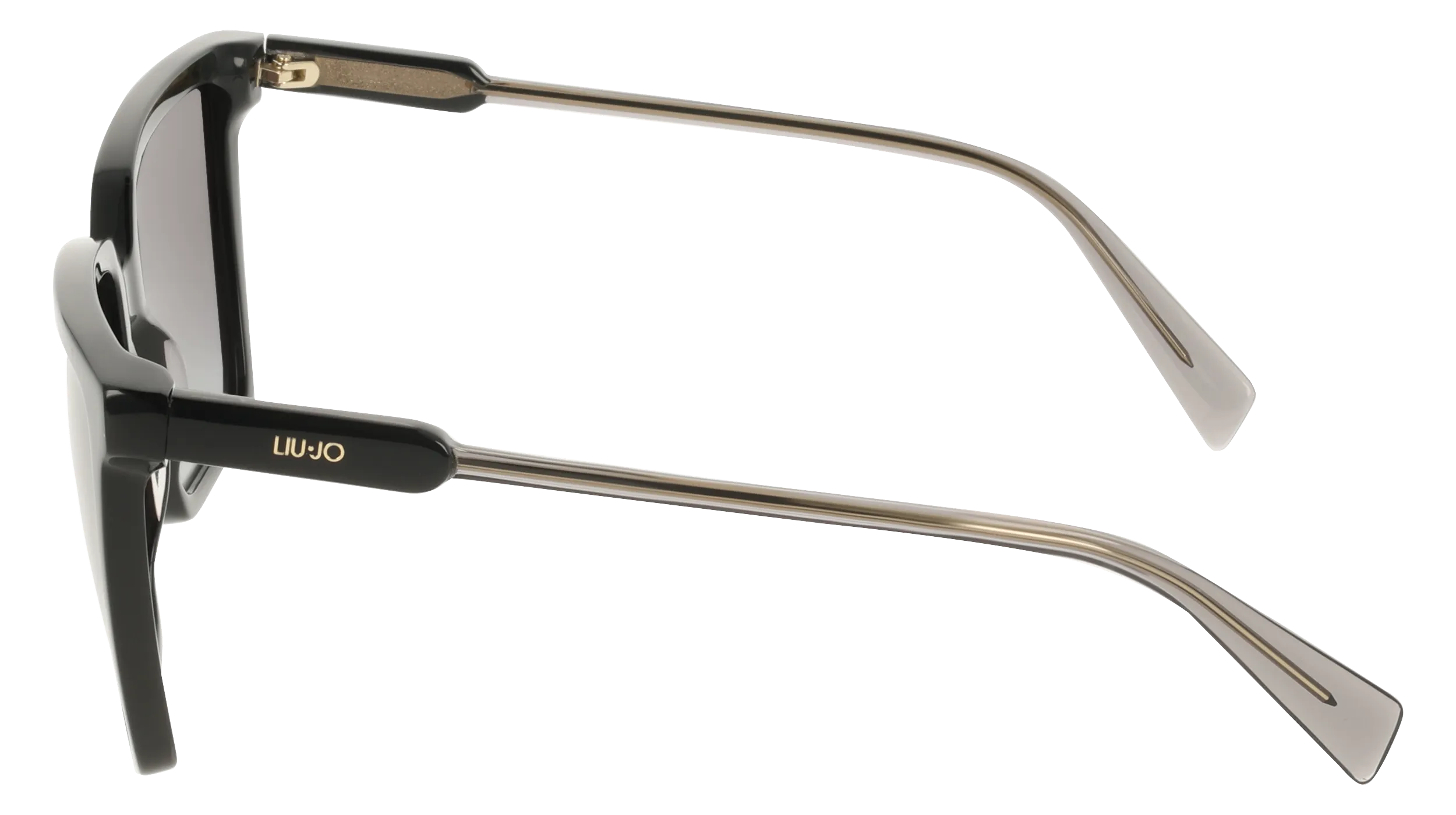 Liu Jo LJ831S 005 Occhiali da sole Acetato Nero Squadrata Normale Sfumato - immagine 3