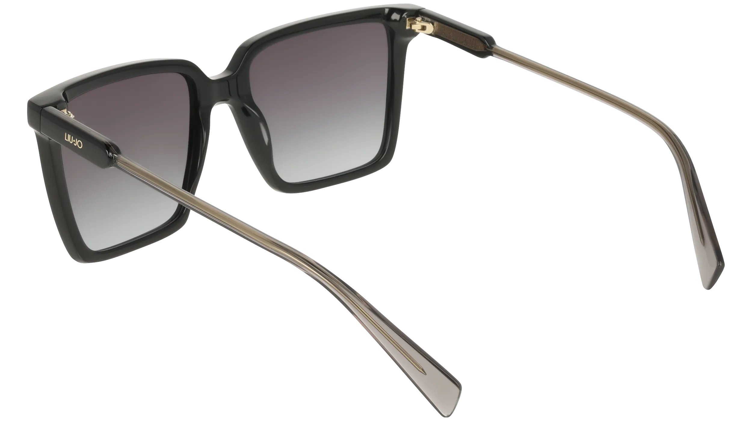 Liu Jo LJ831S 005 Occhiali da sole Acetato Nero Squadrata Normale Sfumato - immagine 4