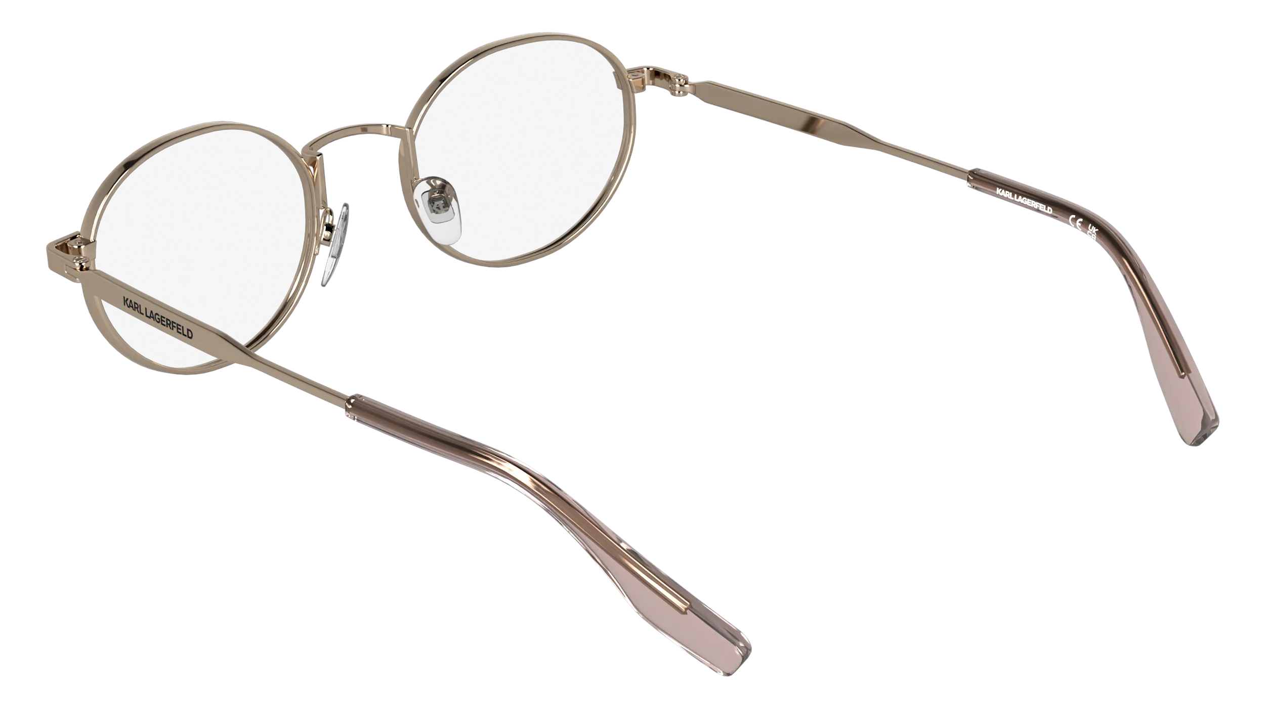 Karl Lagerfeld KL369 773 Montature da vista Metallo Oro Rotonda Normale - immagine 4