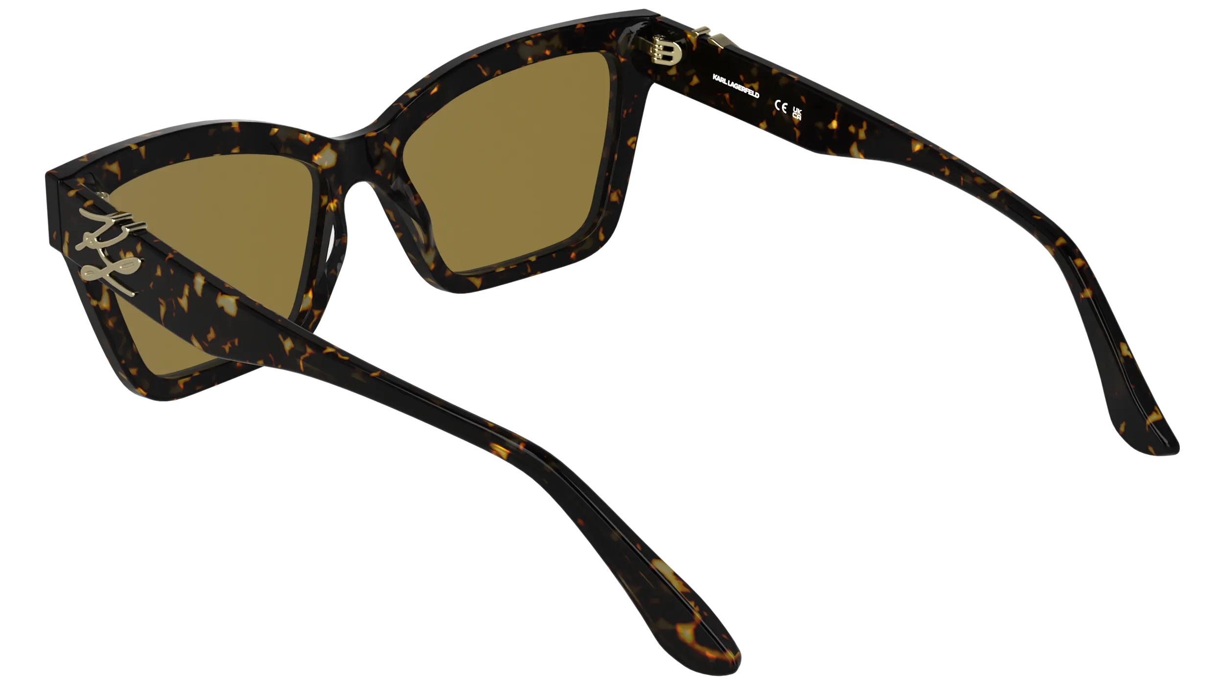 Karl Lagerfeld KL6220S 242 Occhiali da sole Acetato Havana Marrone Squadrata Normale - immagine 4