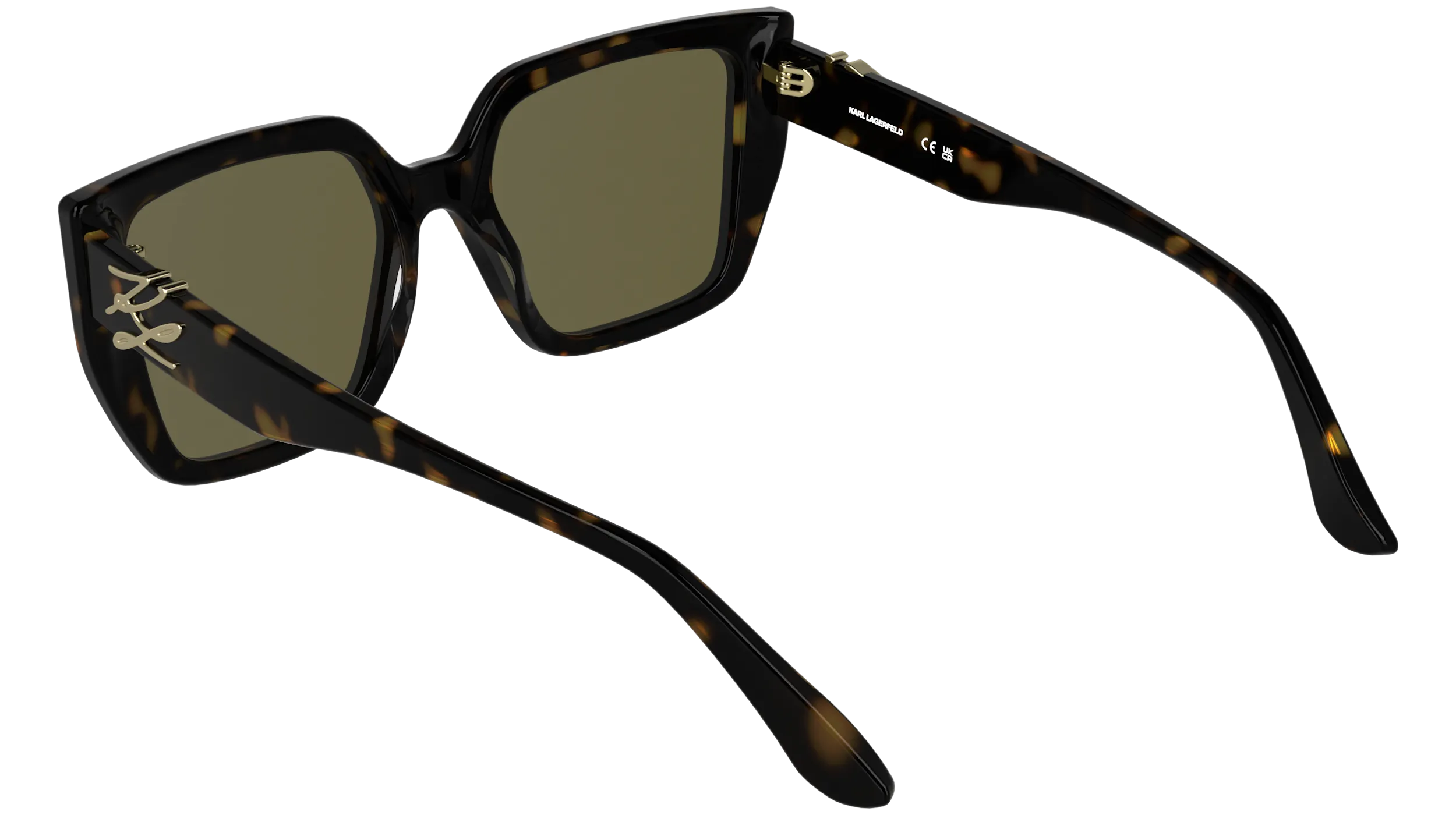 Karl Lagerfeld KL6221S 242 Occhiali da sole Acetato Havana Marrone Cat Eye Normale - immagine 4