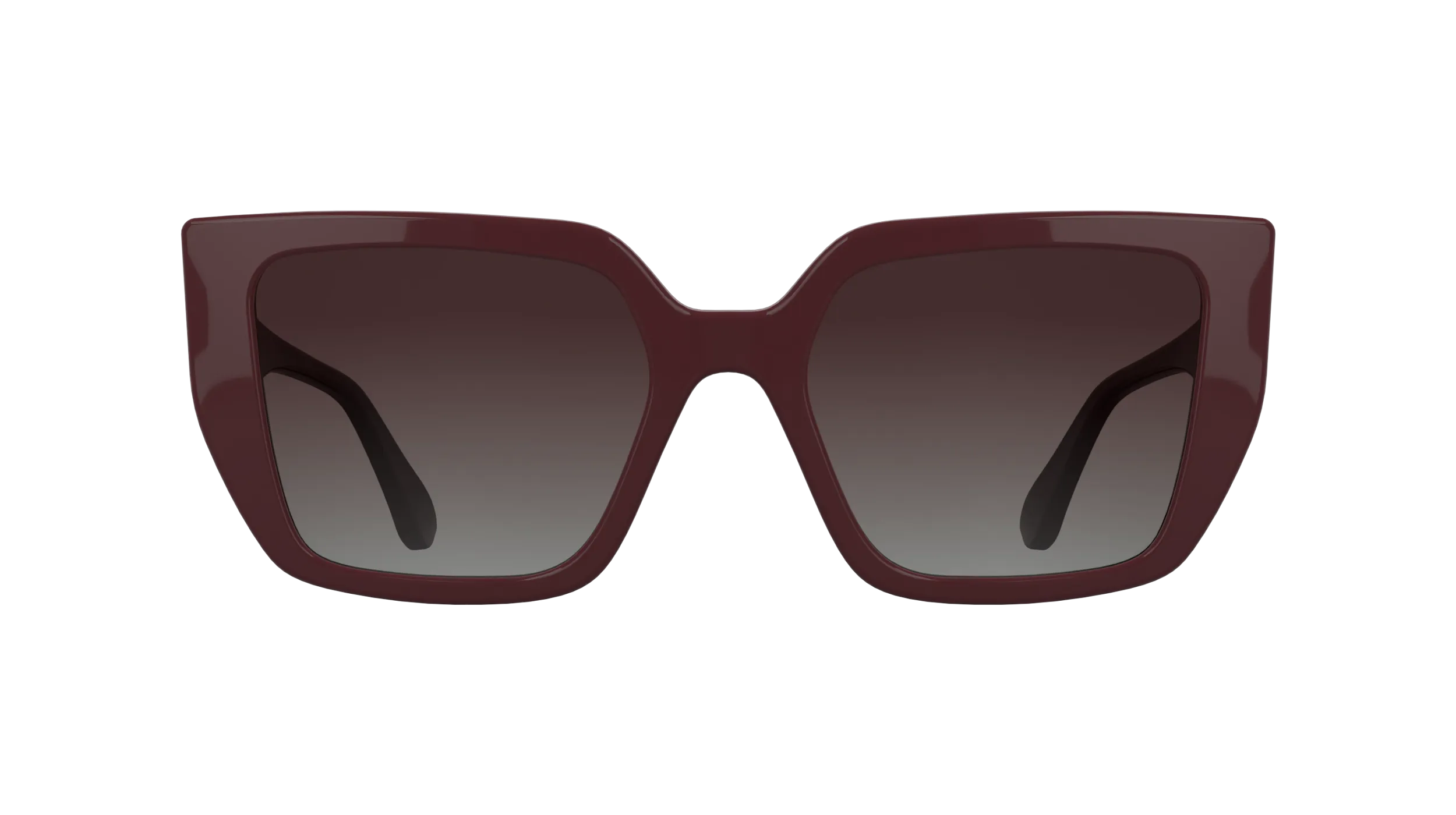 Karl Lagerfeld KL6221S 602 Occhiali da sole Acetato Rosso Viola Cat Eye Normale Sfumato - immagine 2