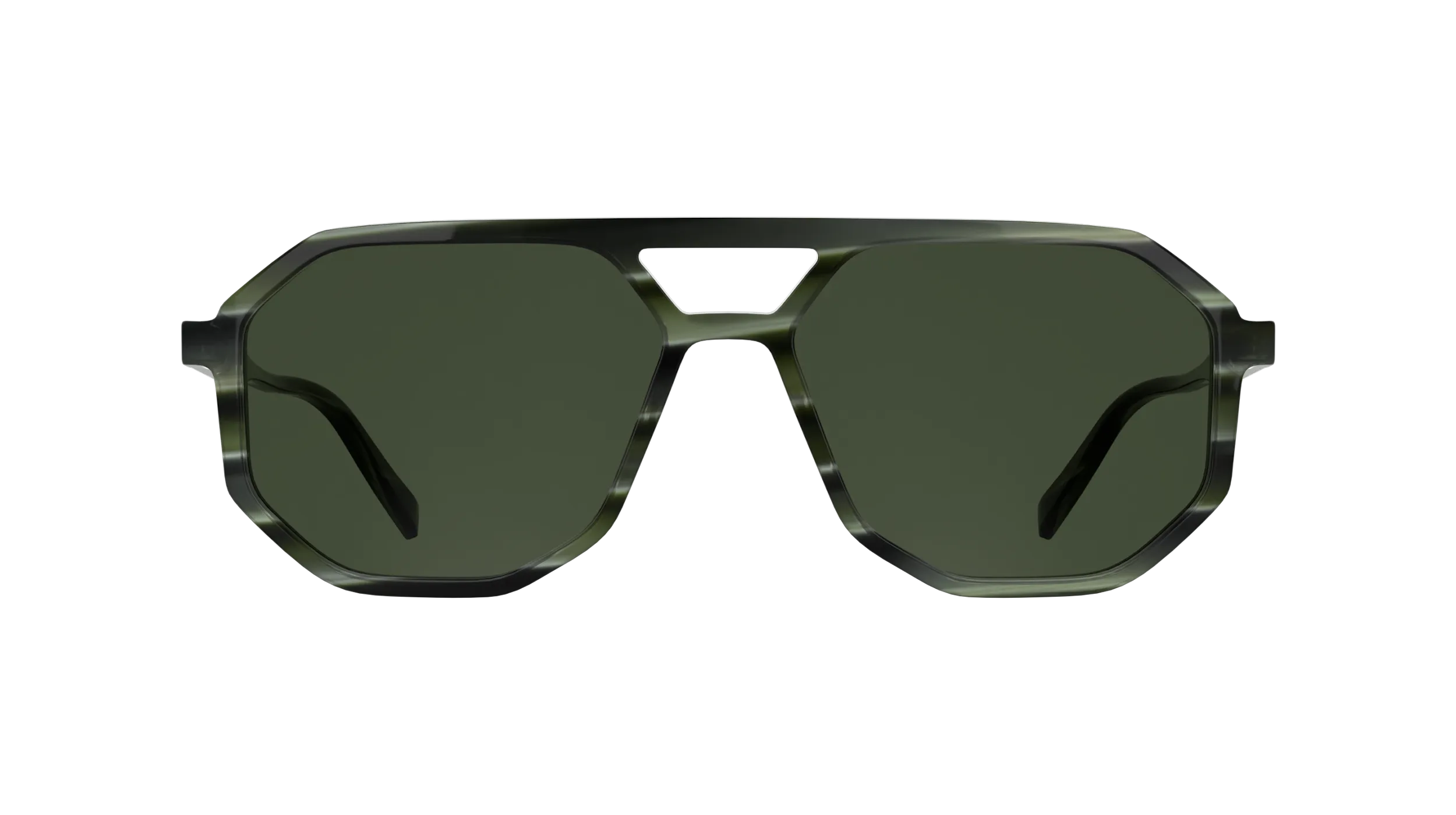 Karl Lagerfeld KL6226S 330 Occhiali da sole Acetato Verde Squadrata Normale - immagine 2