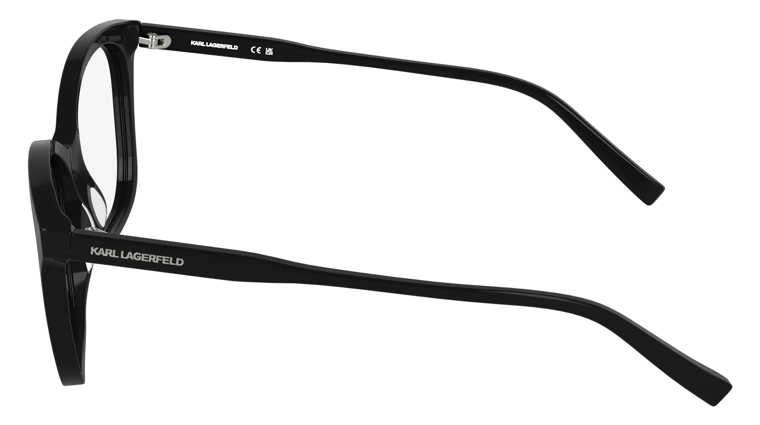Karl Lagerfeld KL6230 001 Montature da vista Acetato Nero Farfalla Normale - immagine 3
