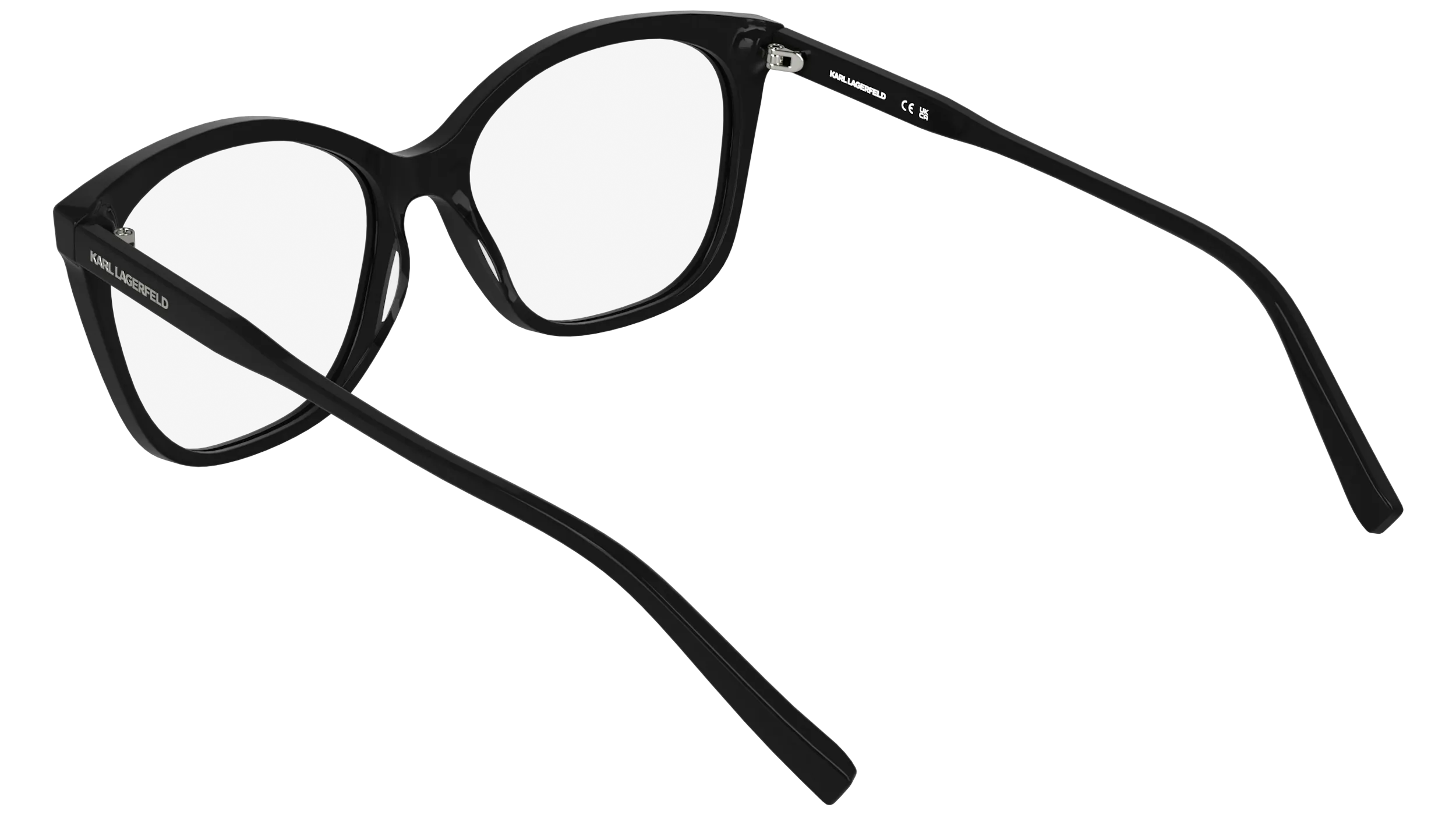 Karl Lagerfeld KL6230 001 Montature da vista Acetato Nero Farfalla Normale - immagine 4