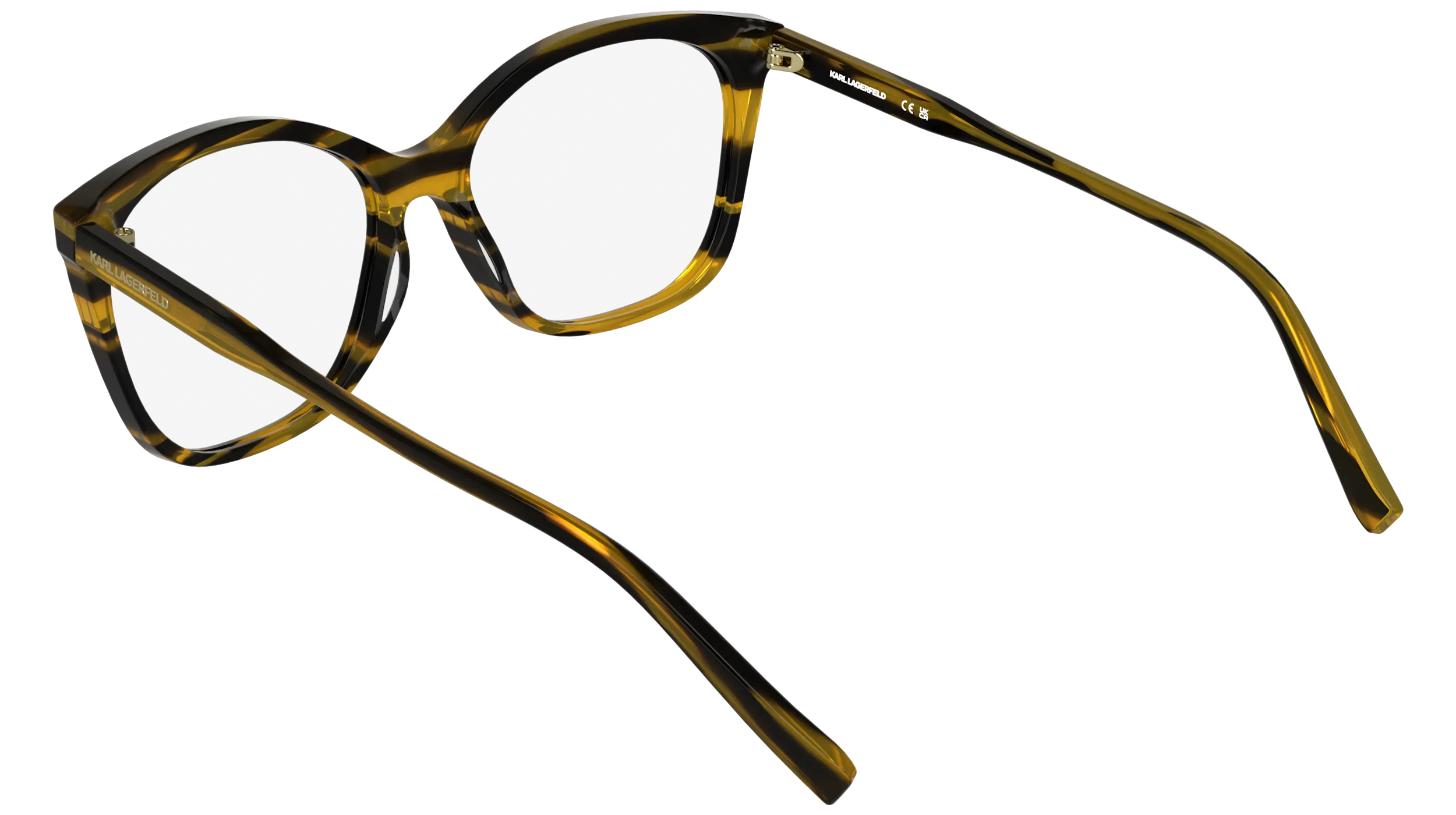 Karl Lagerfeld KL6230 008 Montature da vista Acetato Nero Farfalla Normale - immagine 4