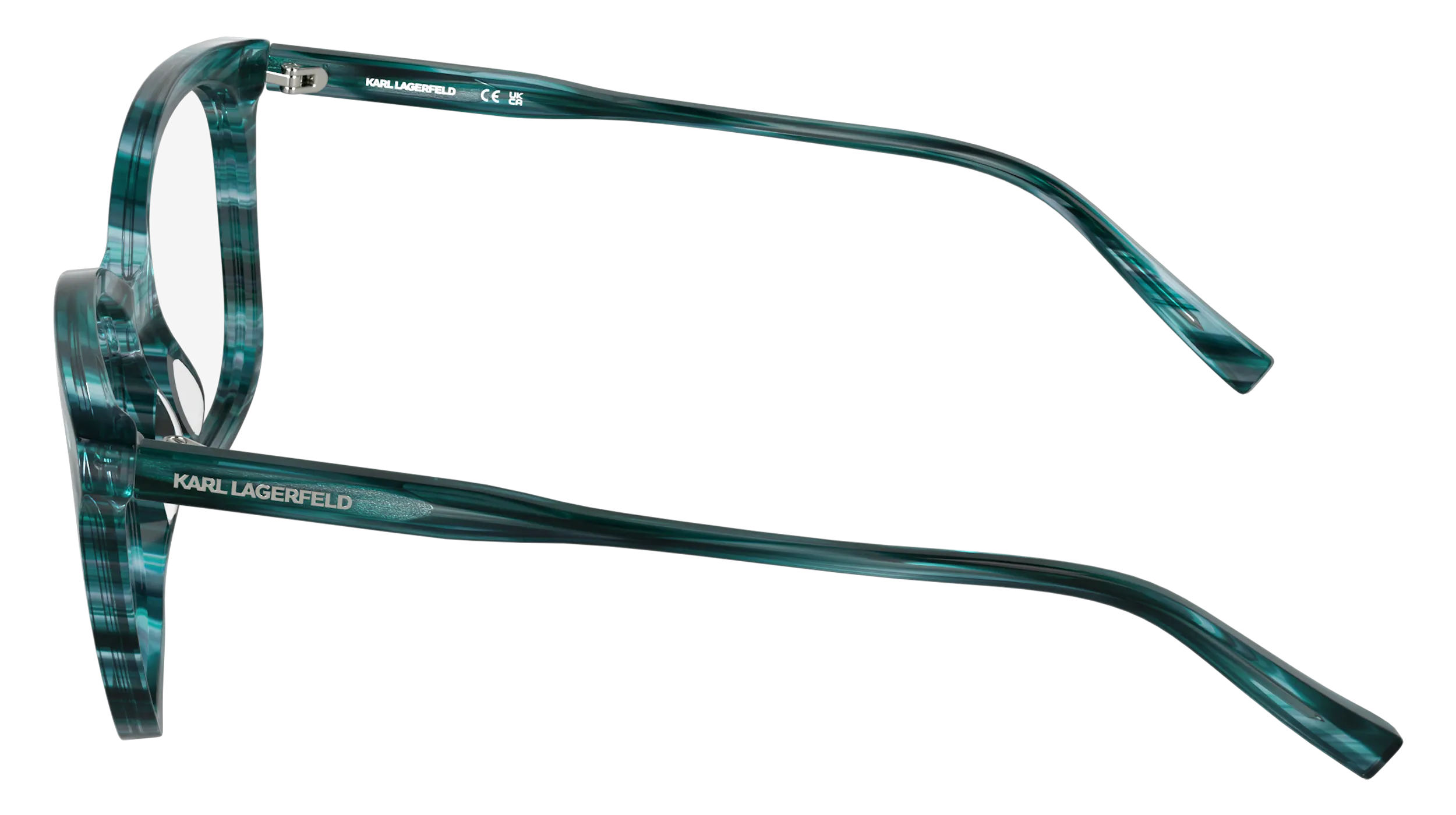 Karl Lagerfeld KL6230 429 Montature da vista Acetato Petrolio Farfalla Normale - immagine 3
