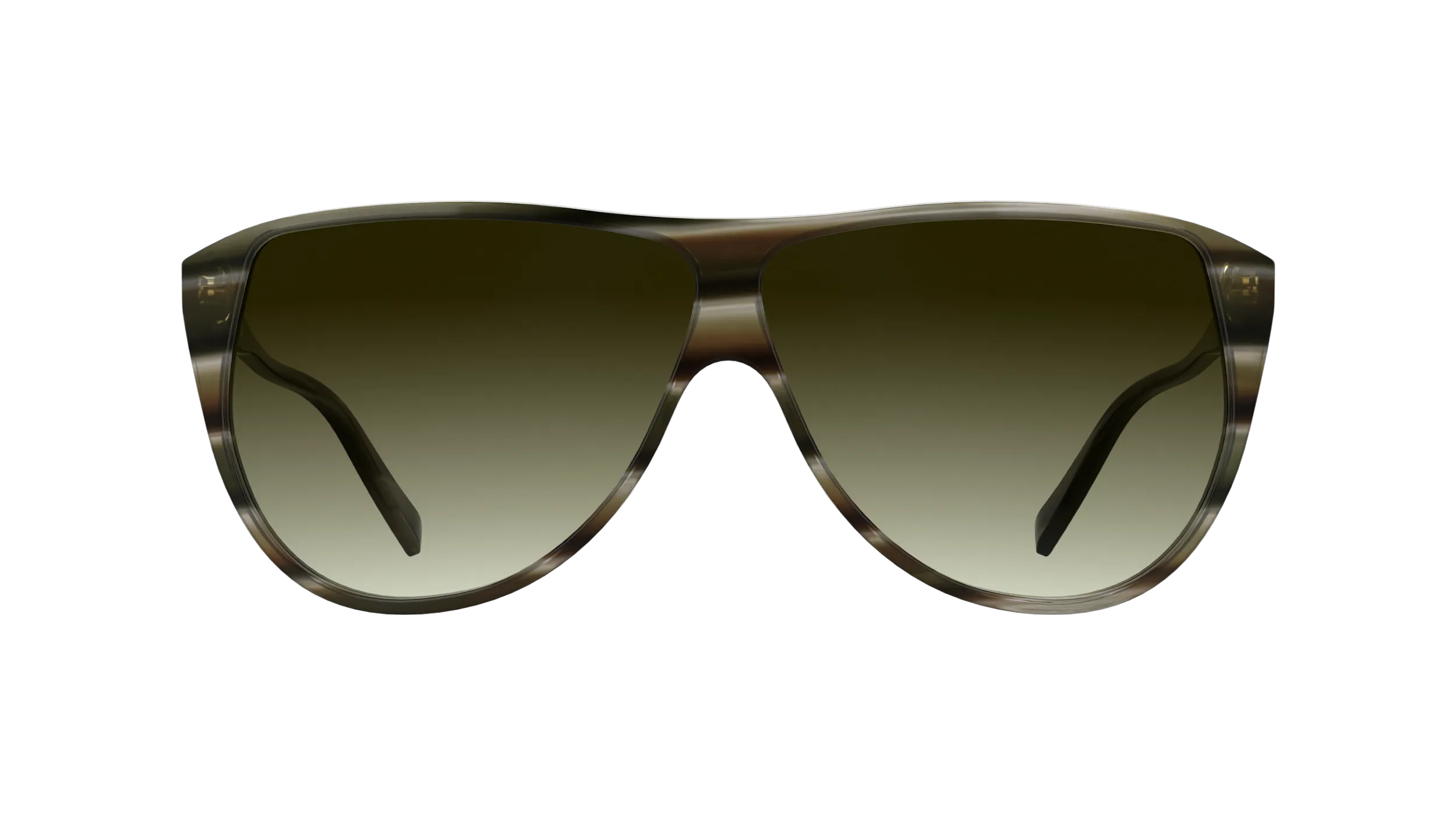 Karl Lagerfeld KL6227S 261 Occhiali da sole Acetato Verde Marrone Pilot Normale - immagine 2