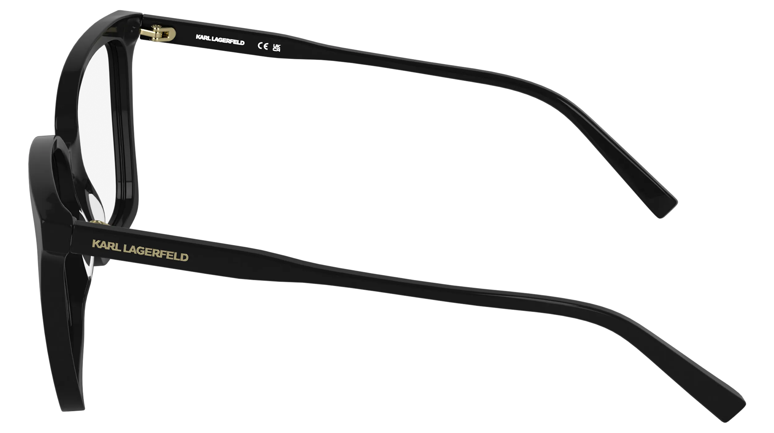 Karl Lagerfeld KL6231 001 Montature da vista Acetato Nero Squadrata Normale - immagine 3