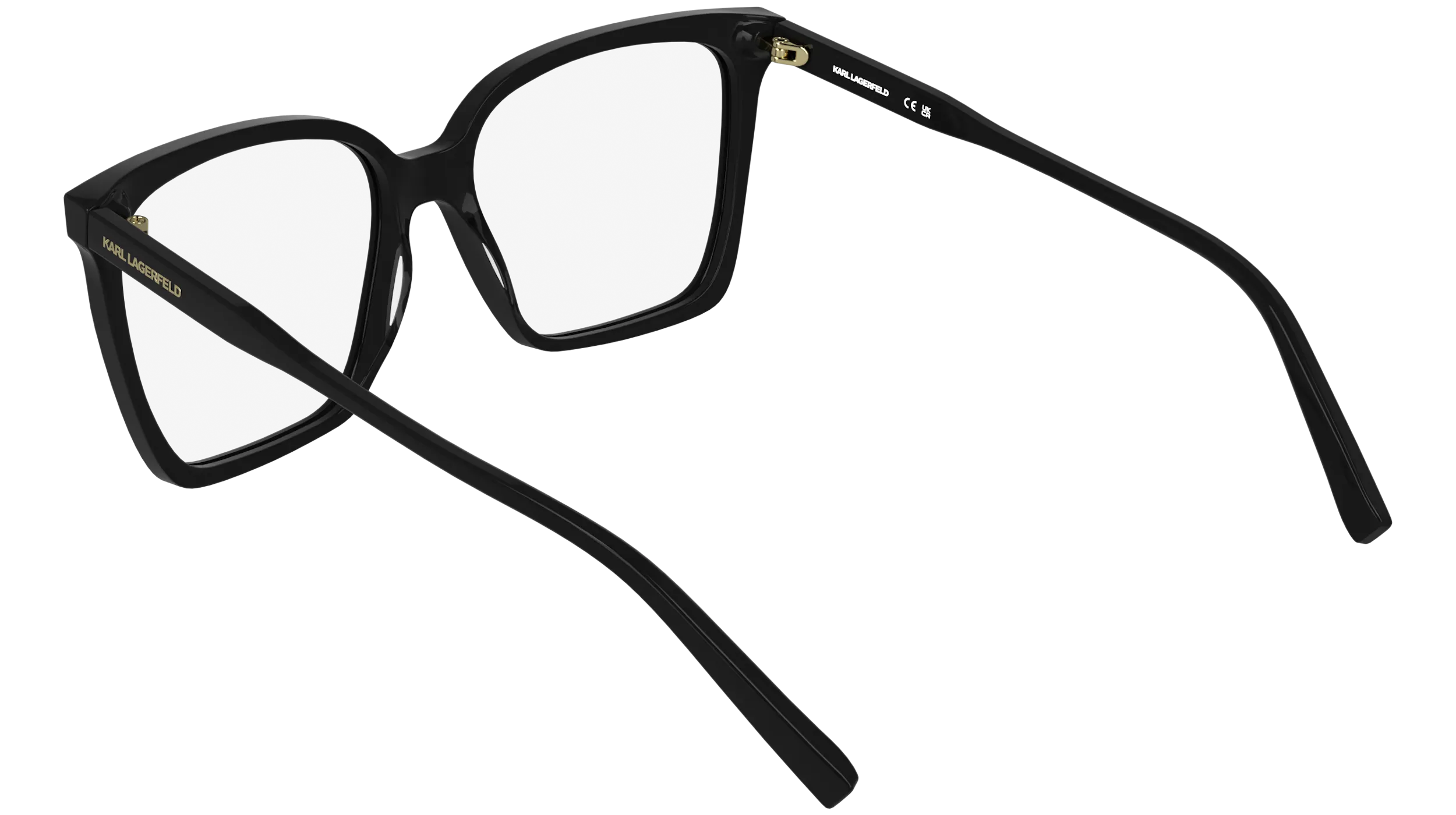 Karl Lagerfeld KL6231 001 Montature da vista Acetato Nero Squadrata Normale - immagine 4