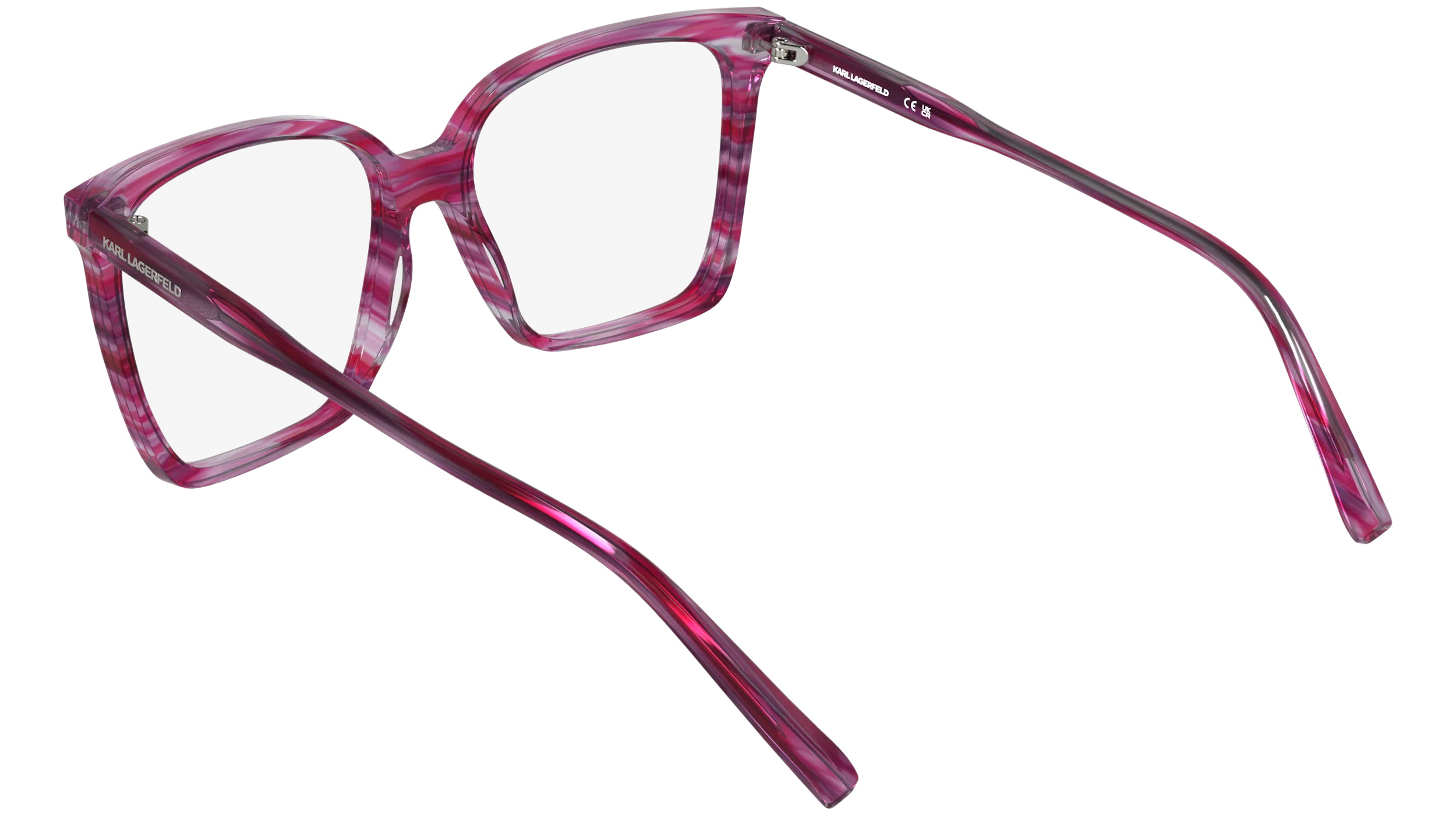 Karl Lagerfeld KL6231 609 Montature da vista Acetato Rosso Squadrata Normale - immagine 4