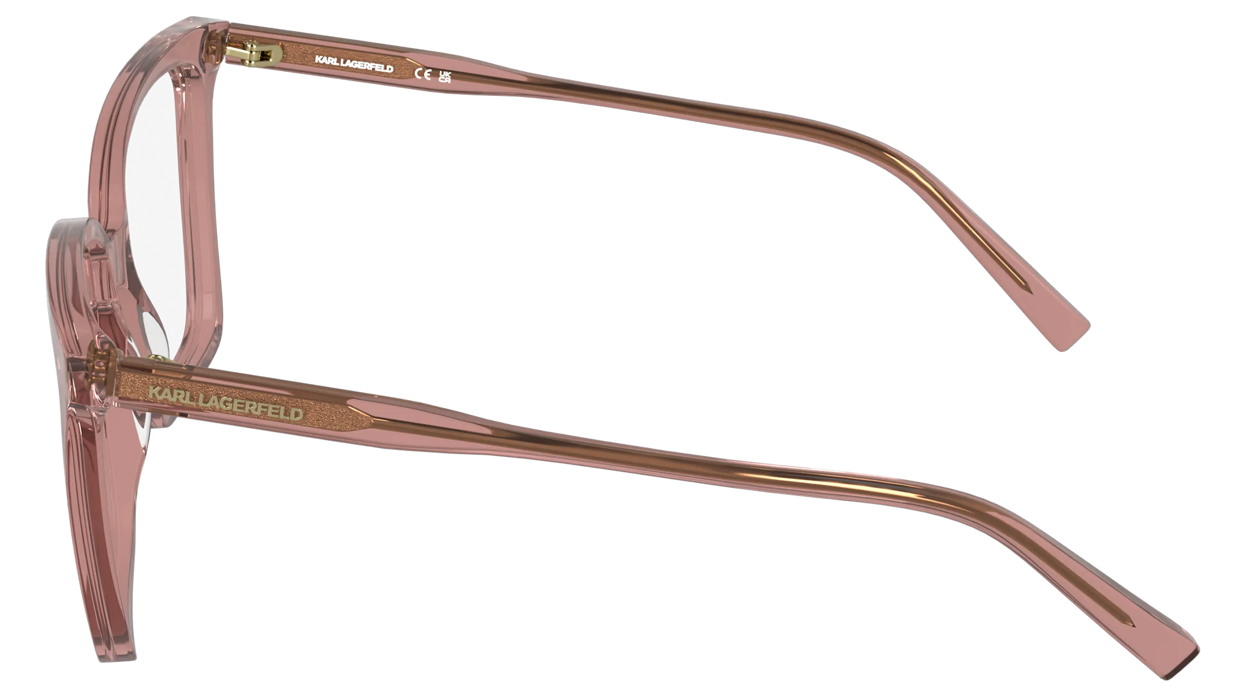 Karl Lagerfeld KL6231 652 Montature da vista Acetato Rosa Squadrata Normale - immagine 3