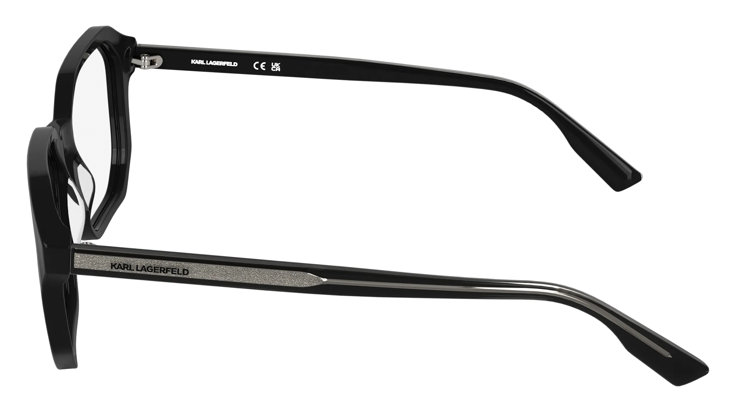 Karl Lagerfeld KL6234 001 Montature da vista Acetato Nero Squadrata Normale - immagine 3