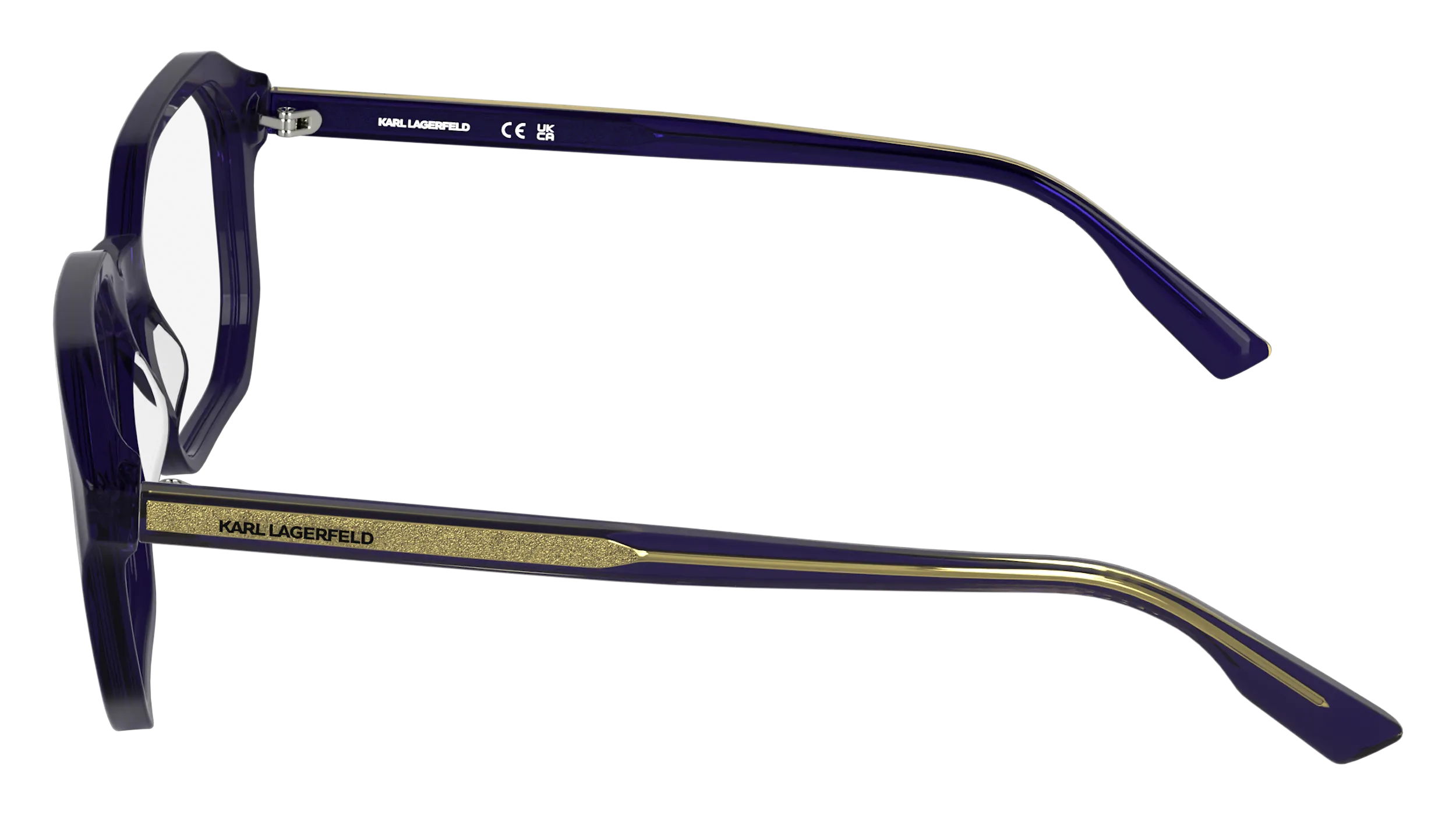 Karl Lagerfeld KL6234 501 Montature da vista Acetato Viola Squadrata Normale - immagine 3