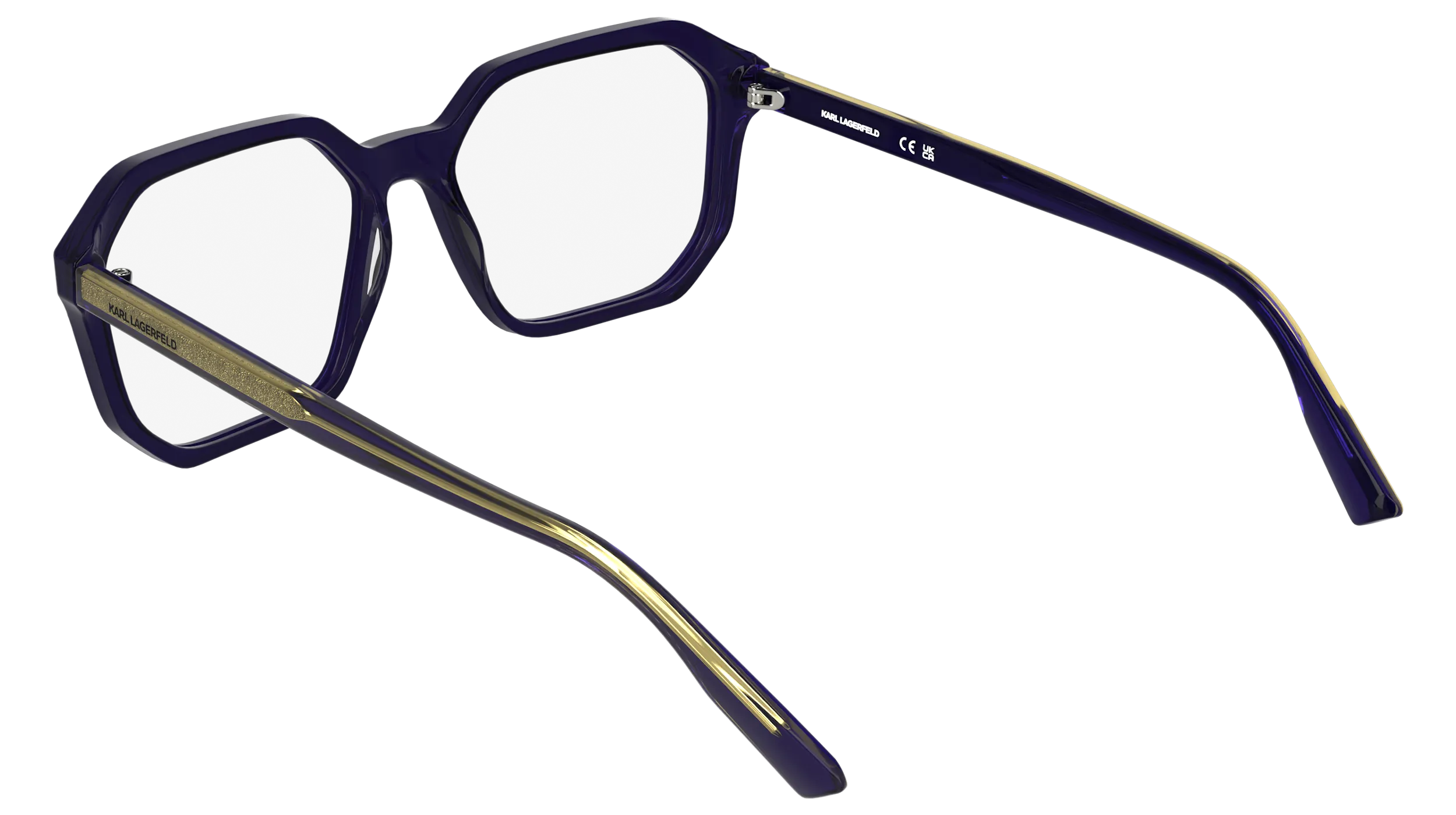 Karl Lagerfeld KL6234 501 Montature da vista Acetato Viola Squadrata Normale - immagine 4