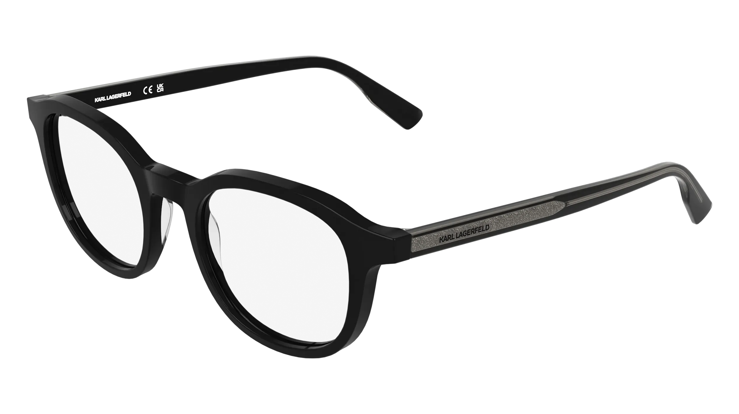 Karl Lagerfeld KL6235 001 Montature da vista Acetato Nero Geometrica Normale - immagine 1