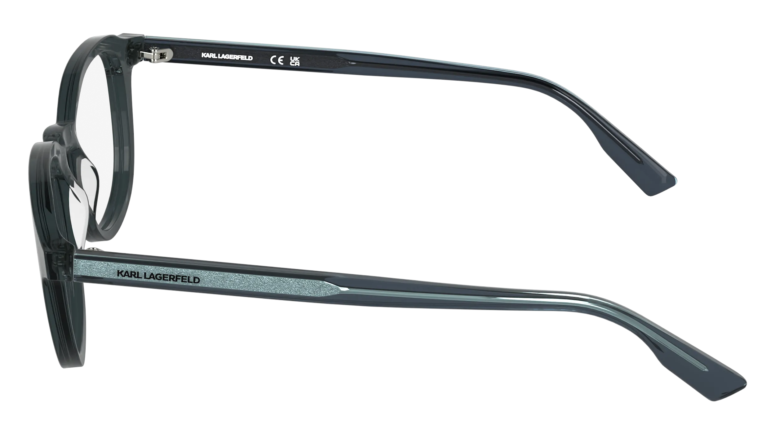 Karl Lagerfeld KL6235 020 Montature da vista Acetato Grigio Geometrica Normale - immagine 3