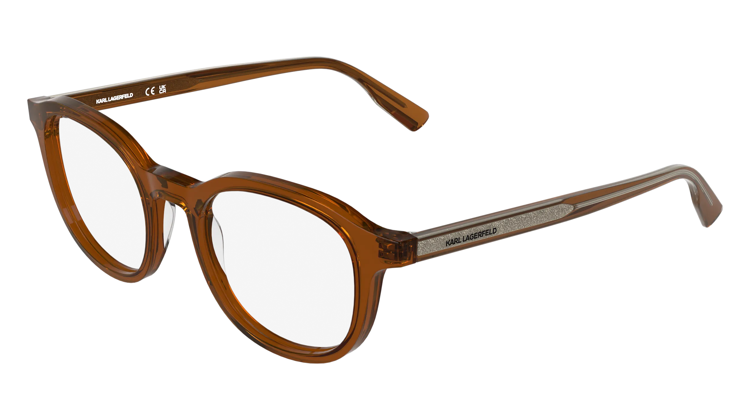 Karl Lagerfeld KL6235 216 Montature da vista Acetato Marrone Geometrica Normale - immagine 1