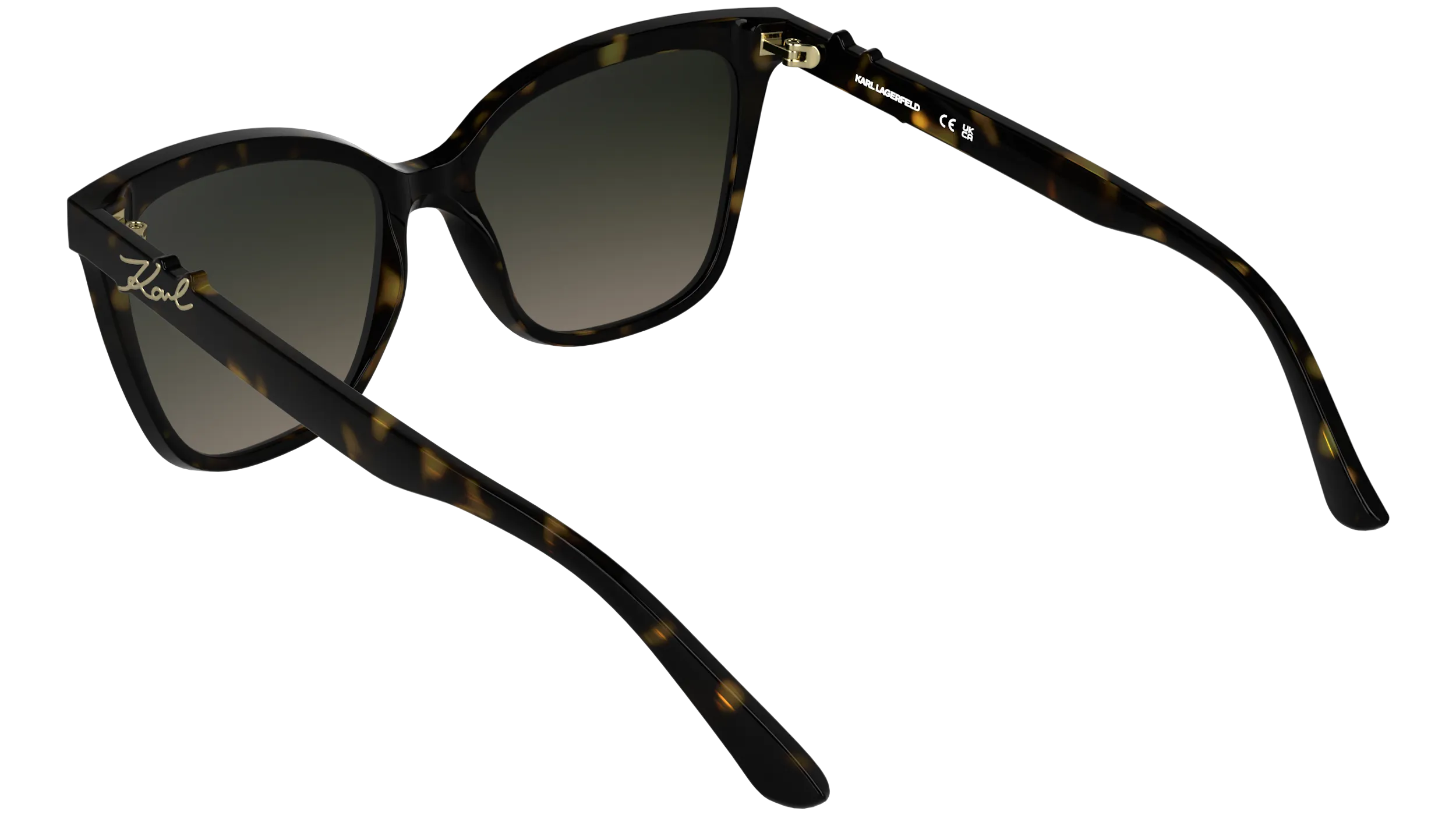 Karl Lagerfeld KL6223S 242 Occhiali da sole Bio-iniettato Havana Squadrata Normale - immagine 4
