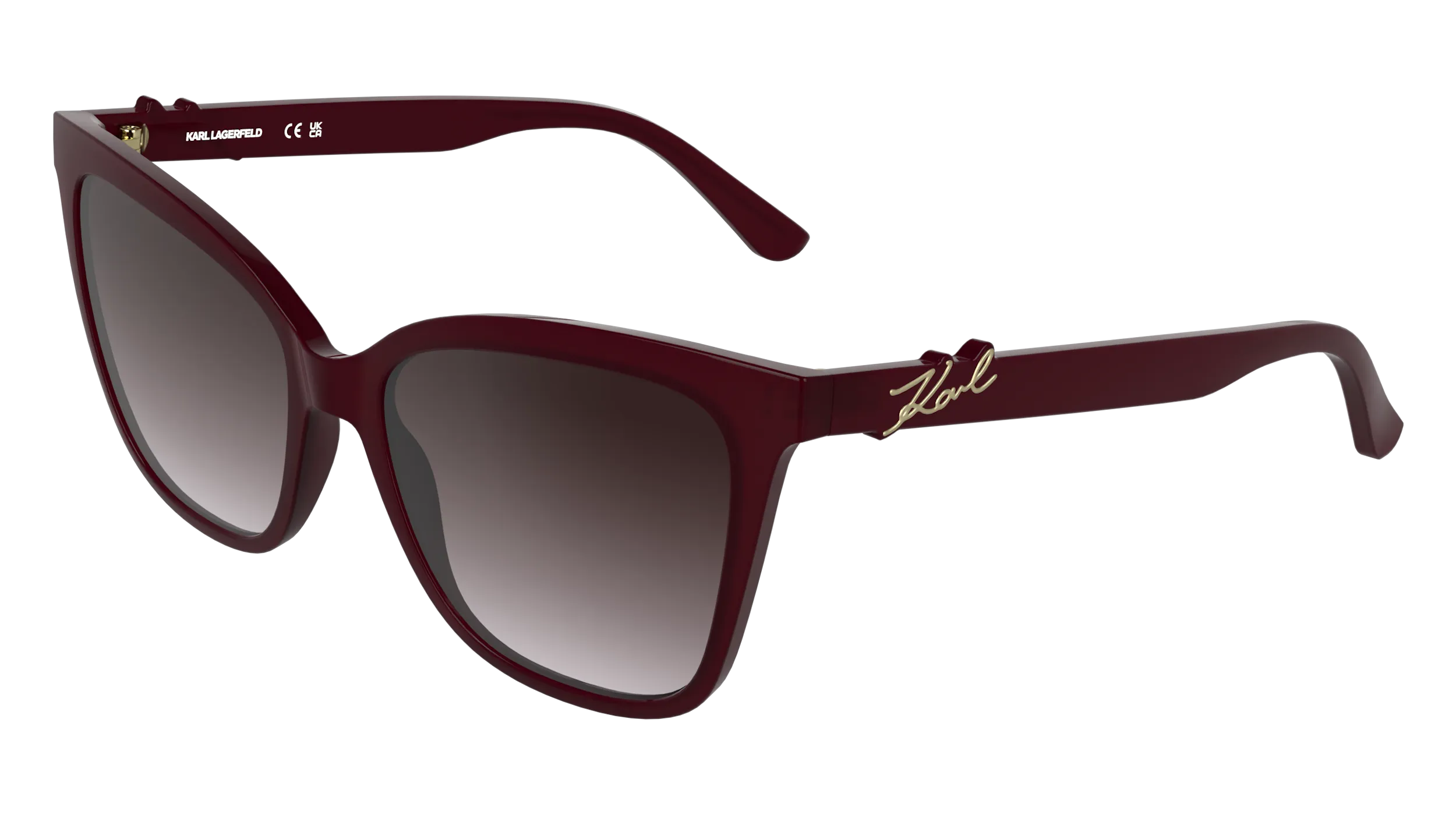 Karl Lagerfeld KL6223S 601 Occhiali da sole Bio-iniettato Bordeaux Viola Squadrata Normale - immagine 1