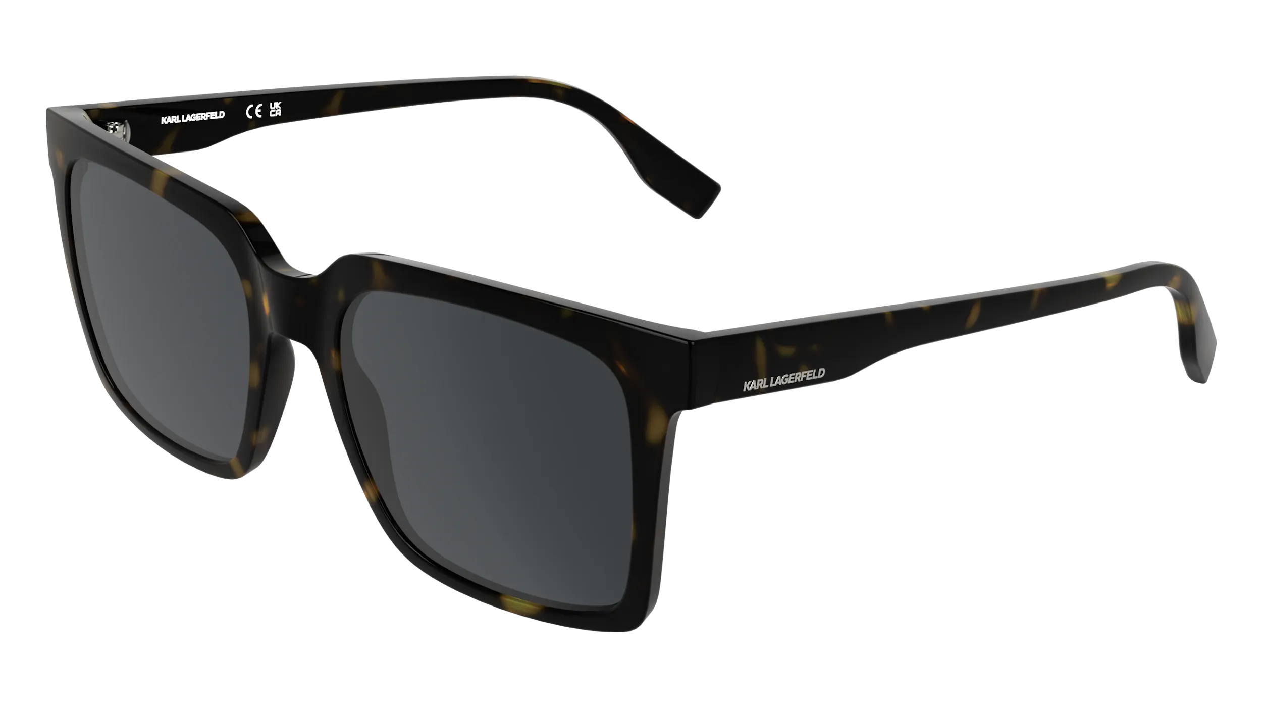 Karl Lagerfeld KL6224S 242 Occhiali da sole Bio-iniettato Havana Fumo Squadrata Normale - immagine 1