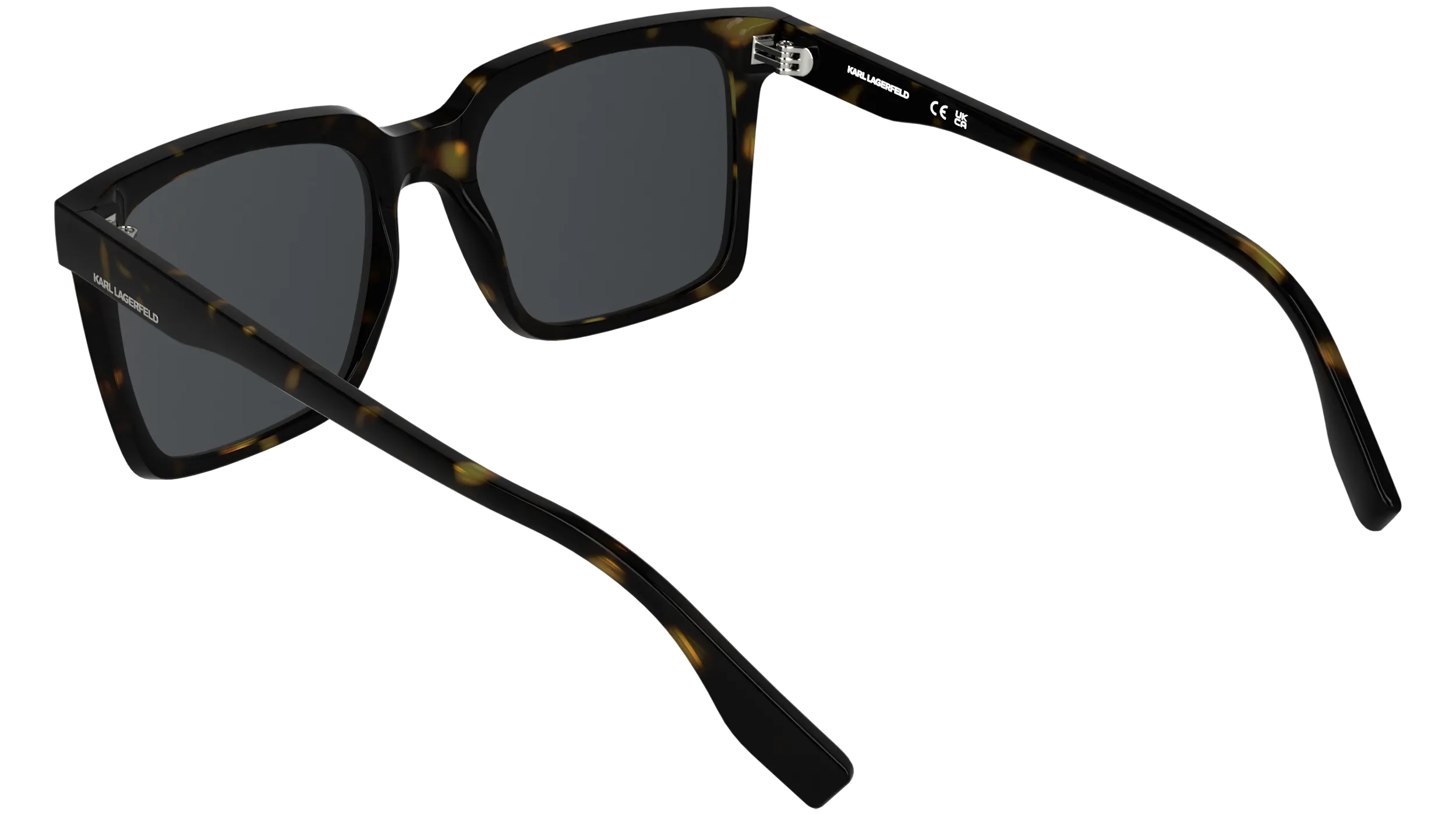 Karl Lagerfeld KL6224S 242 Occhiali da sole Bio-iniettato Havana Fumo Squadrata Normale - immagine 4