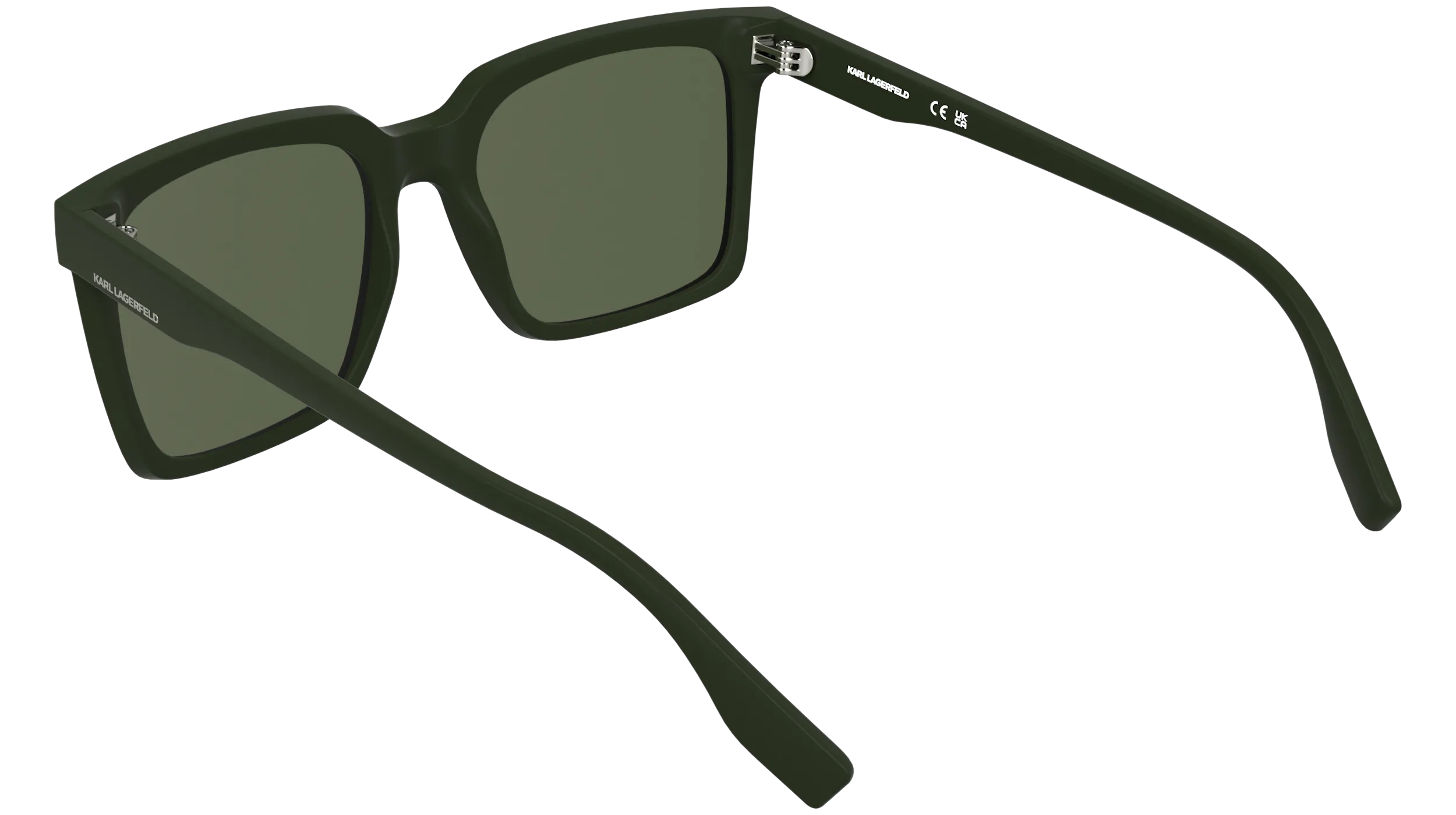 Karl Lagerfeld KL6224S 300 Occhiali da sole Bio-iniettato Verde Squadrata Normale - immagine 4