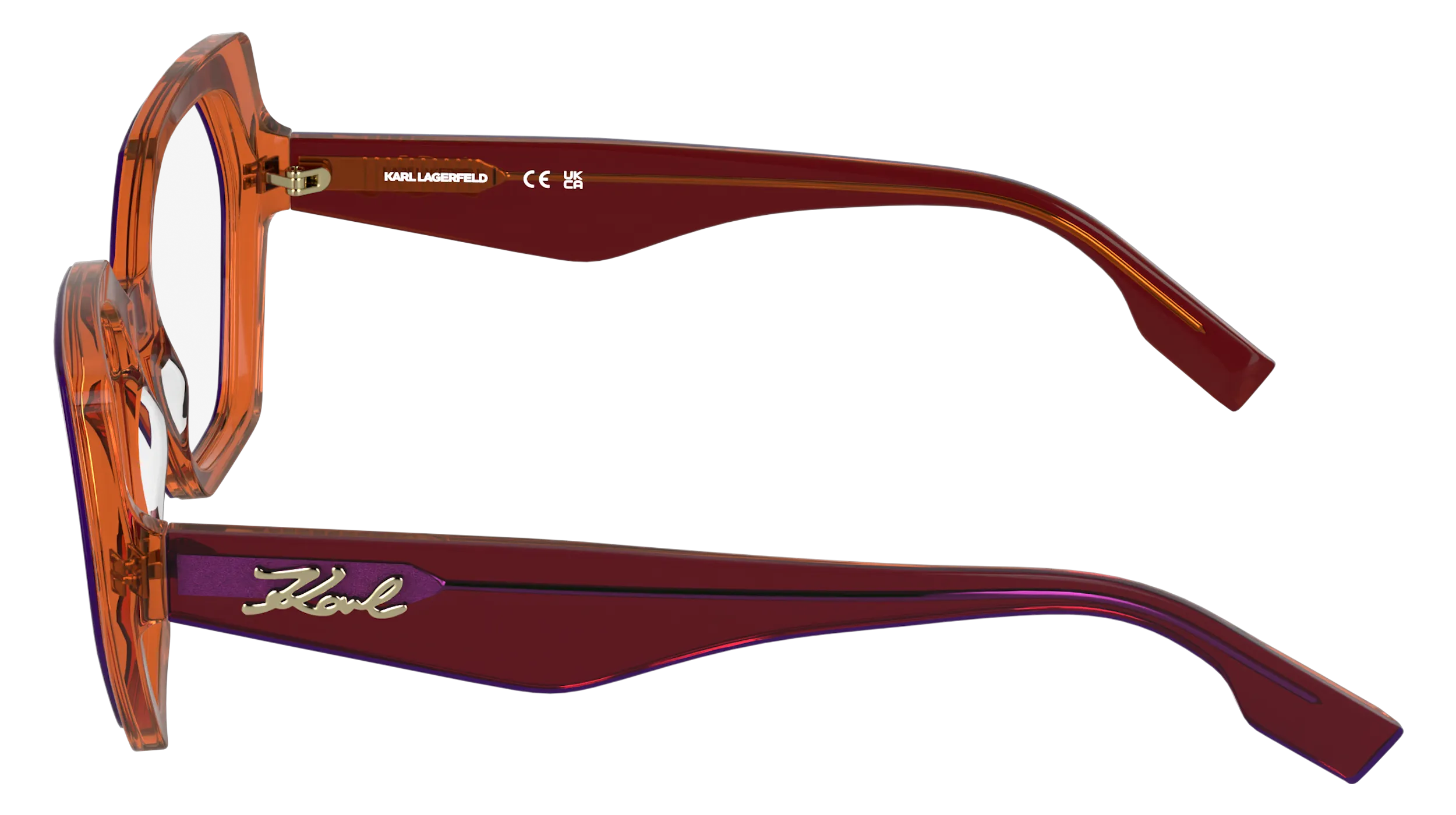 Karl Lagerfeld KL6229 206 Montature da vista Acetato Marrone Normale - immagine 3
