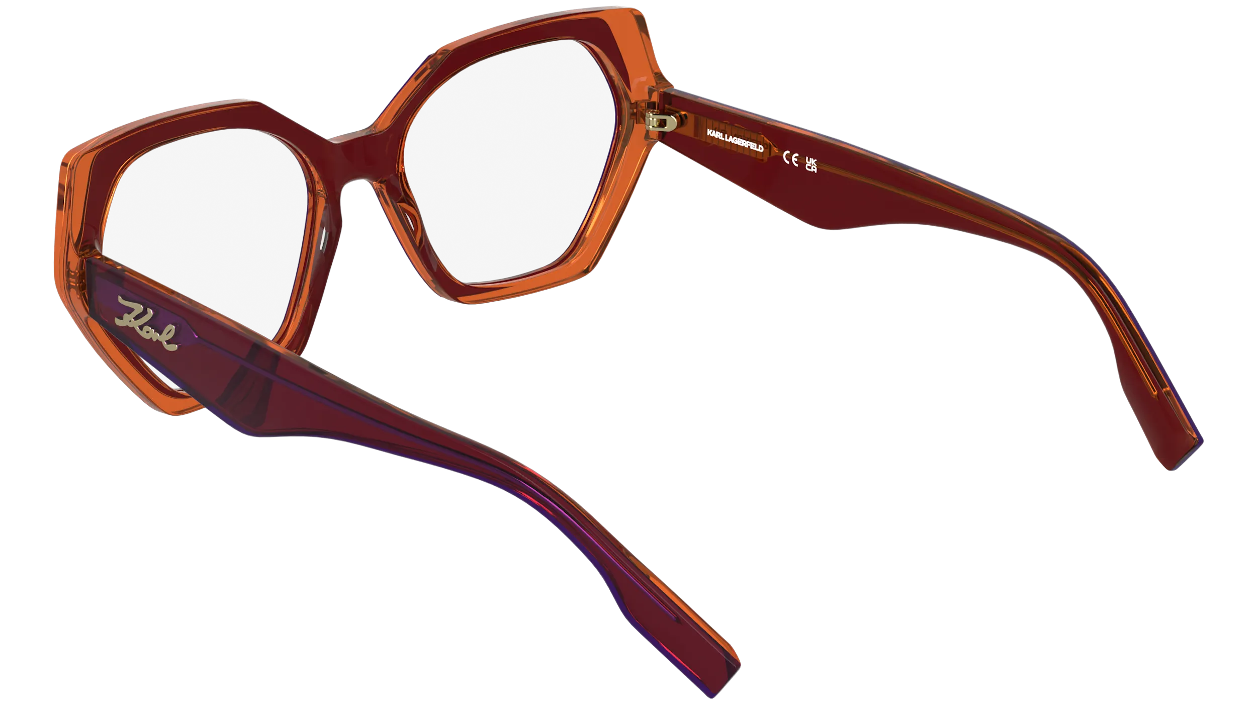 Karl Lagerfeld KL6229 206 Montature da vista Acetato Marrone Normale - immagine 4