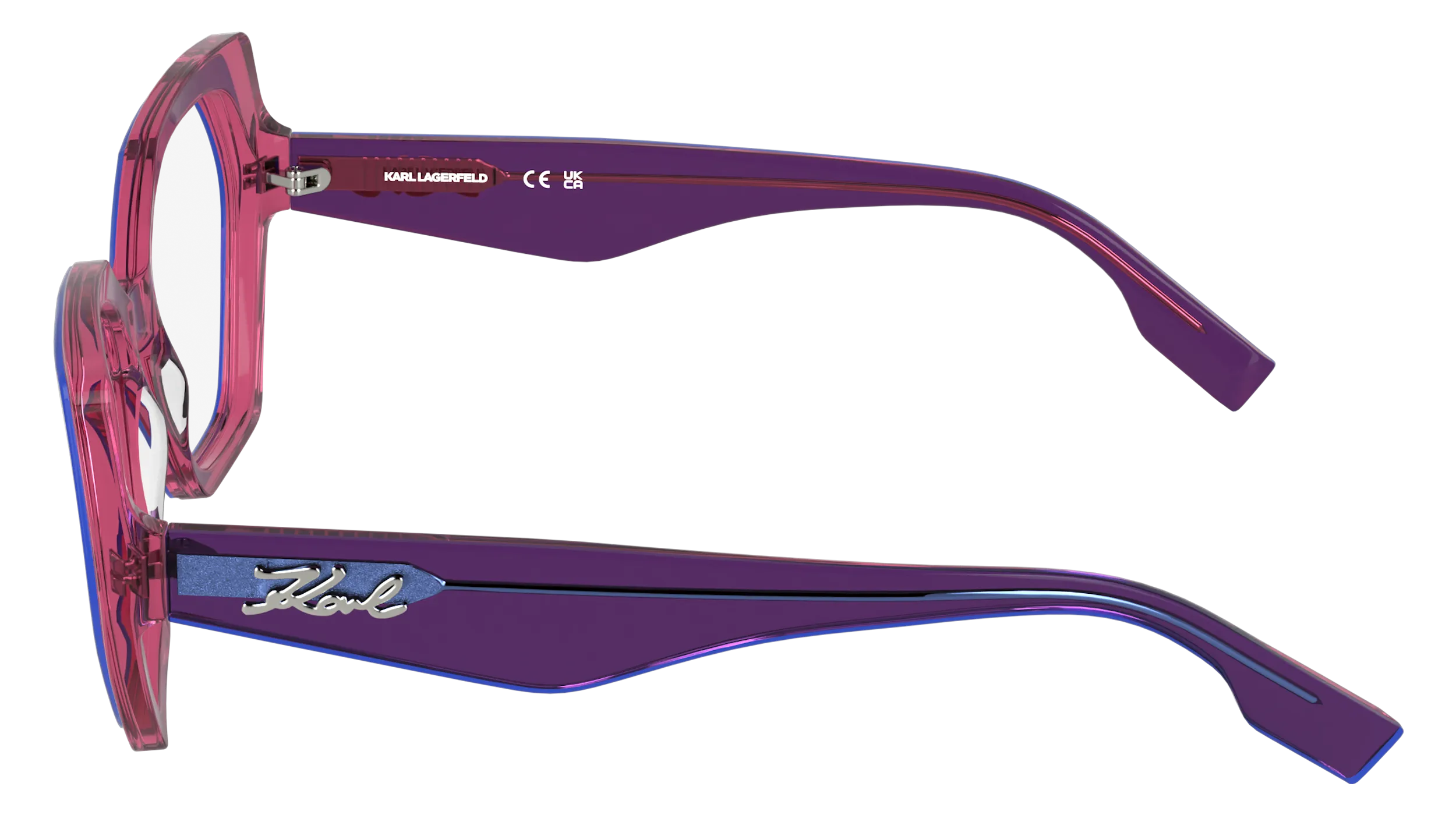 Karl Lagerfeld KL6229 542 Montature da vista Acetato Viola Normale - immagine 3