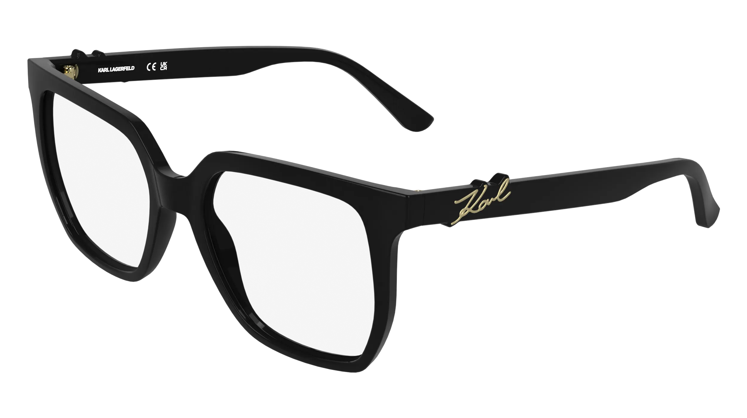 Karl Lagerfeld KL6233 001 Montature da vista Bio-iniettato Nero Squadrata Normale - immagine 1