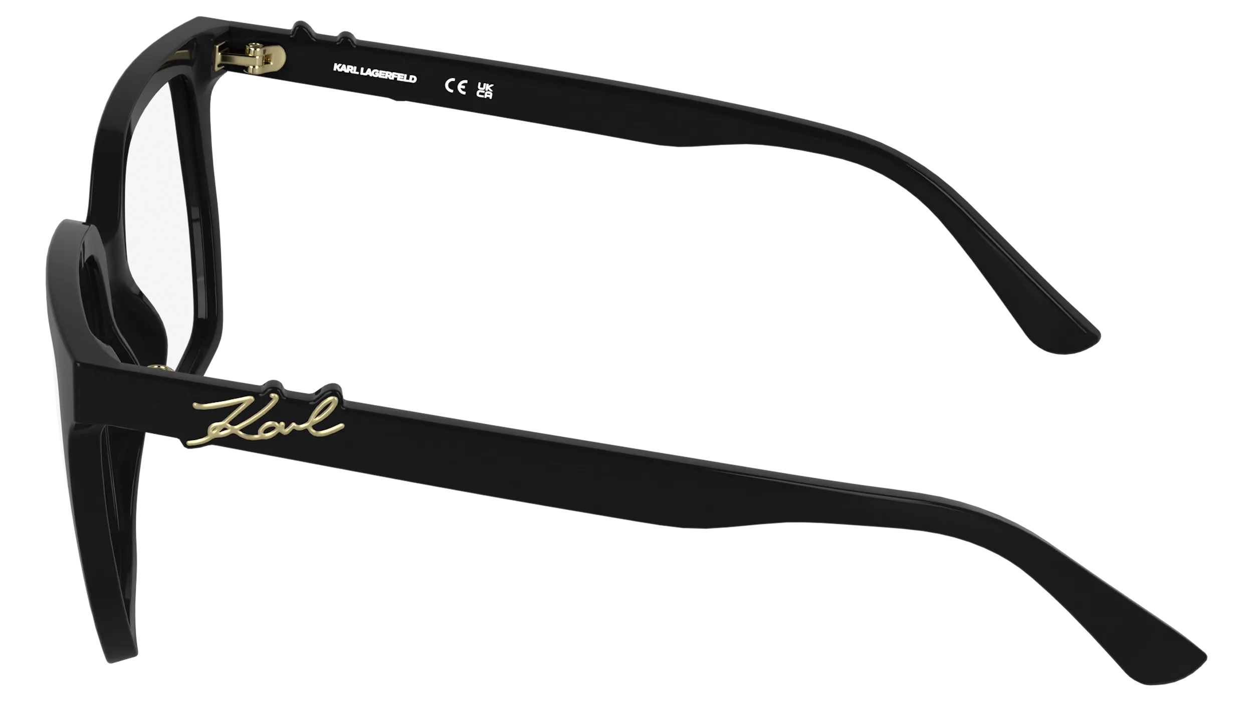 Karl Lagerfeld KL6233 001 Montature da vista Bio-iniettato Nero Squadrata Normale - immagine 3