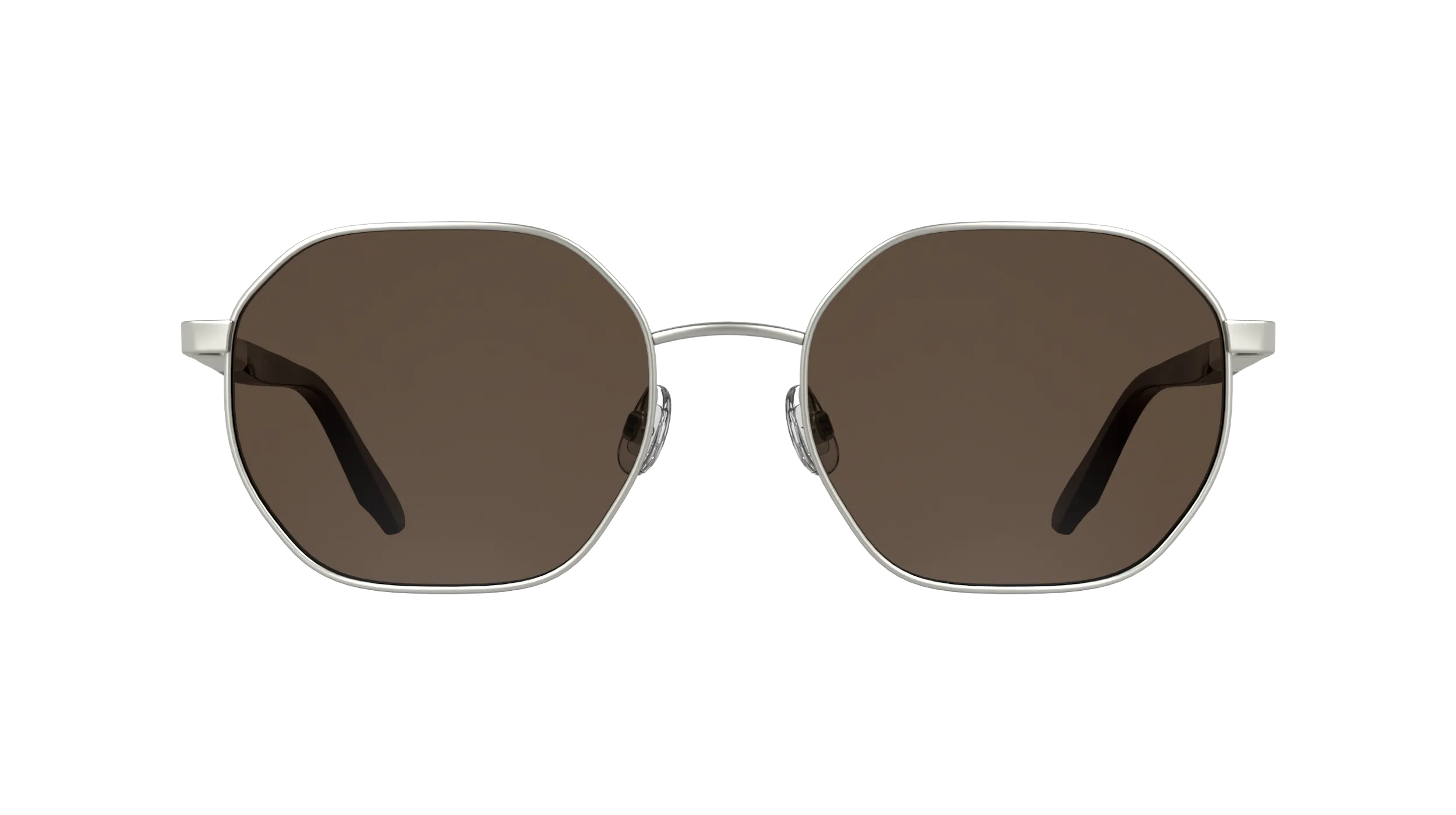 Calvin Klein CK25110S 045 Occhiali da sole Metallo Argento Rosso Squadrata Normale - immagine 2
