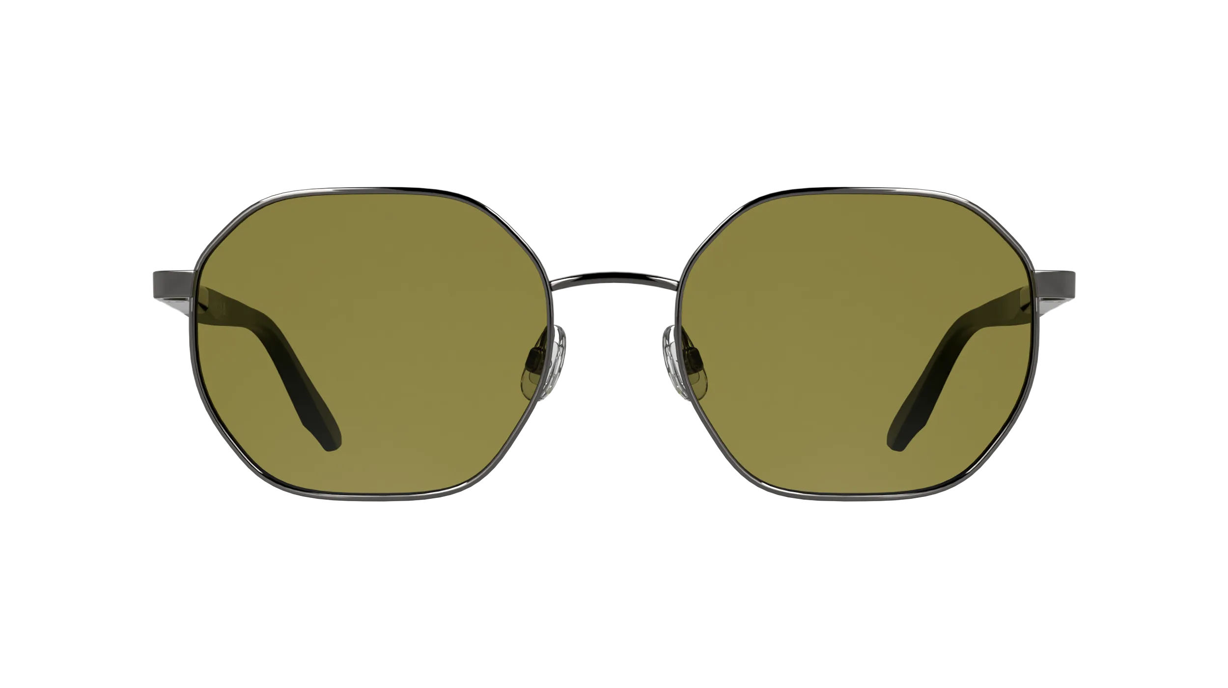 Calvin Klein CK25110S 070 Occhiali da sole Metallo Rutenio Marrone Squadrata Normale - immagine 2