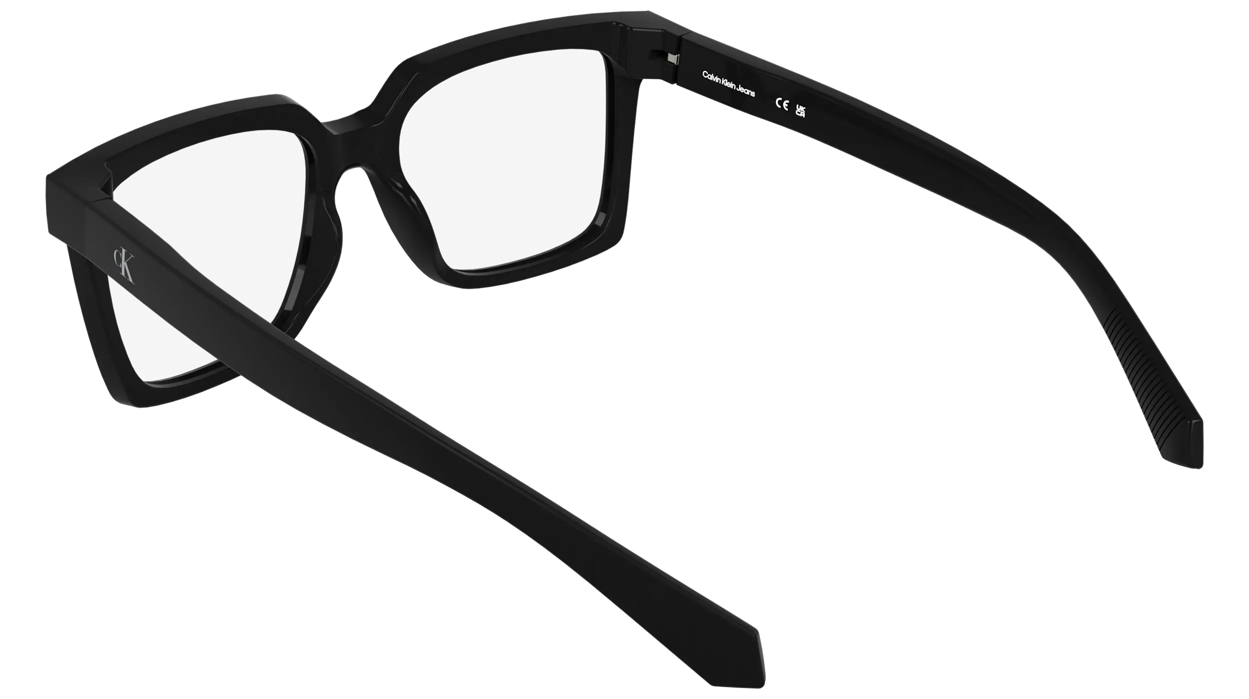 Calvin Klein CKJ25630 001 Montature da vista Bio-iniettato Nero Squadrata Normale - immagine 4