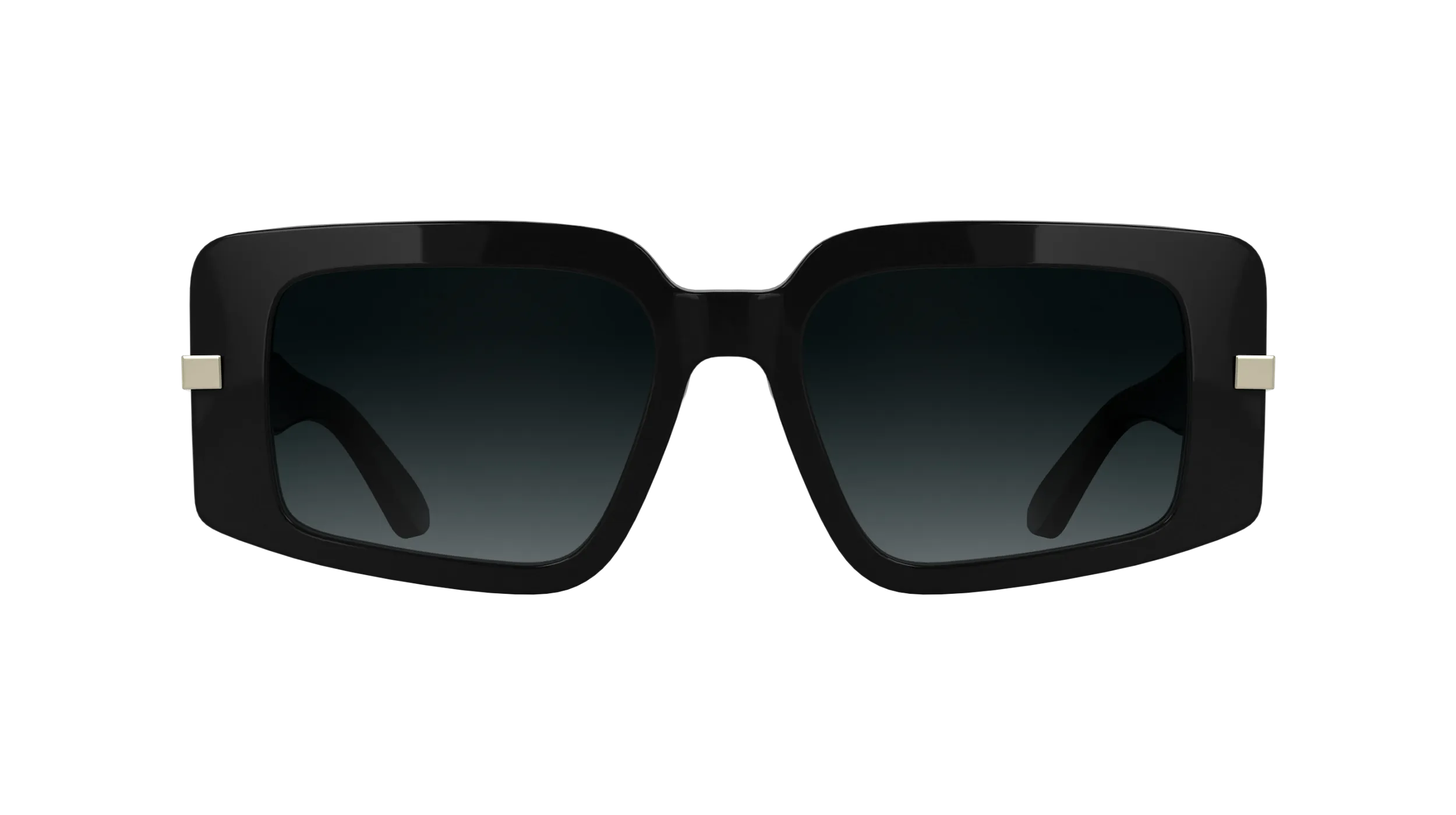 Calvin Klein CK25533S 001 Occhiali da sole Acetato Nero Squadrata Normale - immagine 2