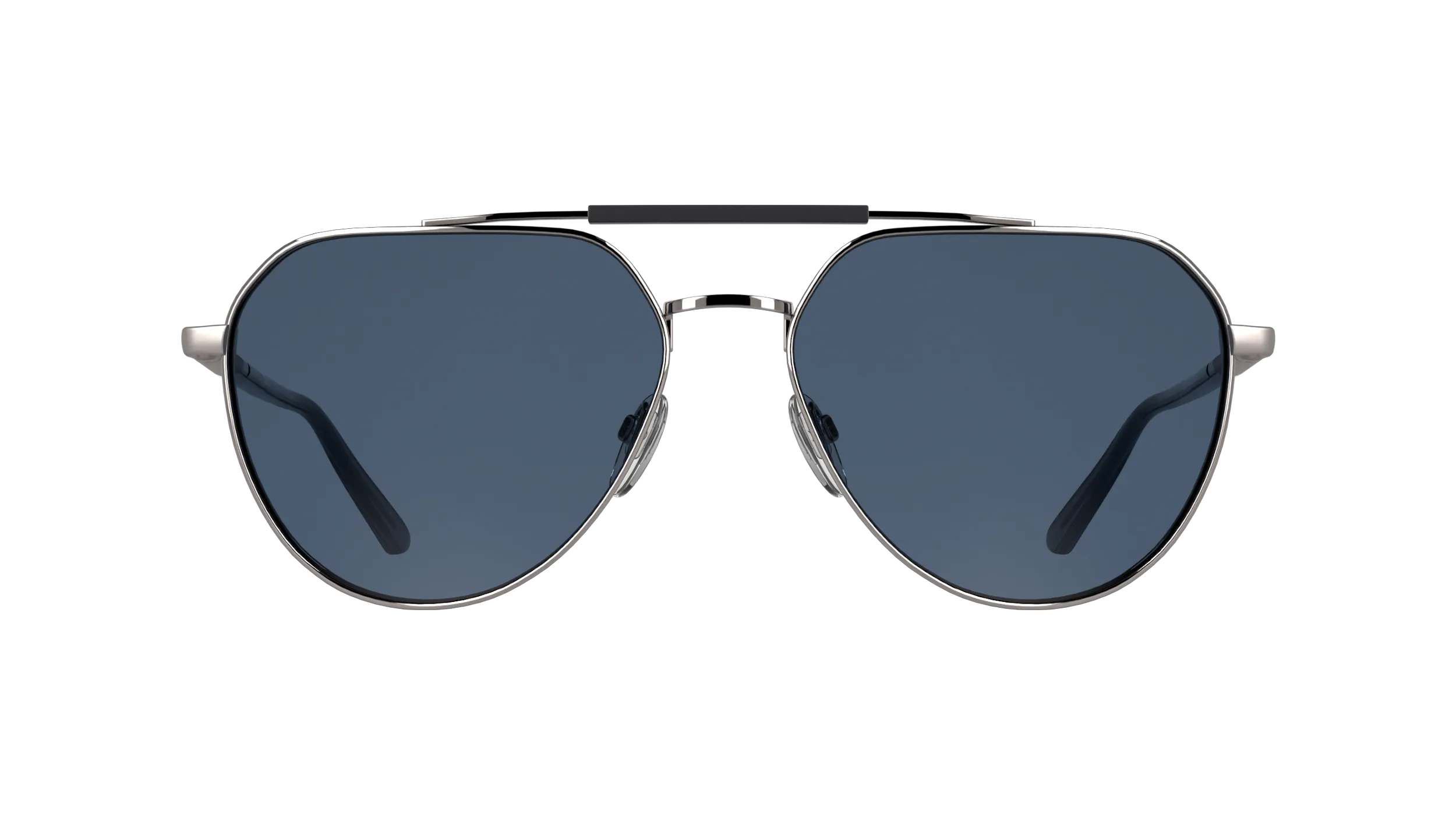 Calvin Klein CK26100S 071 Occhiali da sole Metallo Canna di fucile Blu Pilot Normale - immagine 2