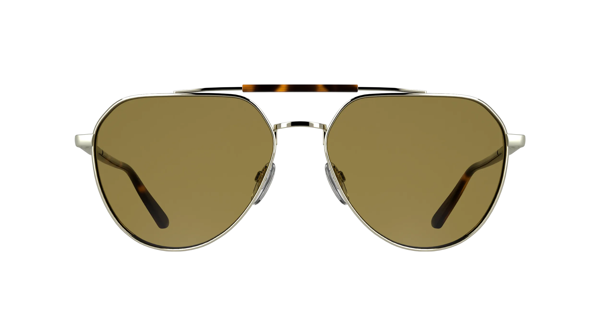Calvin Klein CK26100S 716 Occhiali da sole Metallo Oro Pilot Normale - immagine 2