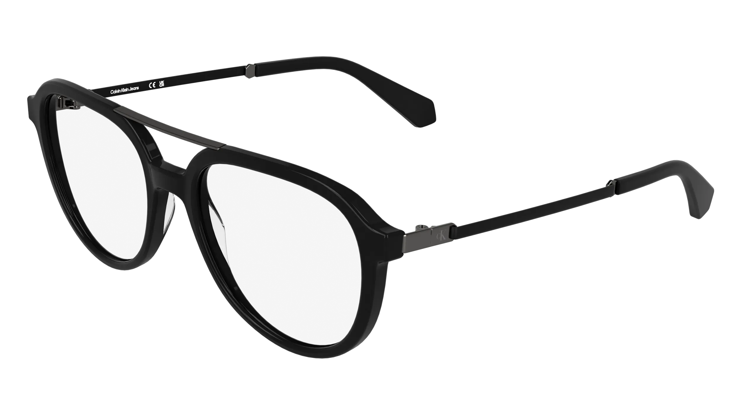 Calvin Klein CKJ26616 001 Montature da vista Acetato Nero Rotonda Normale - immagine 1