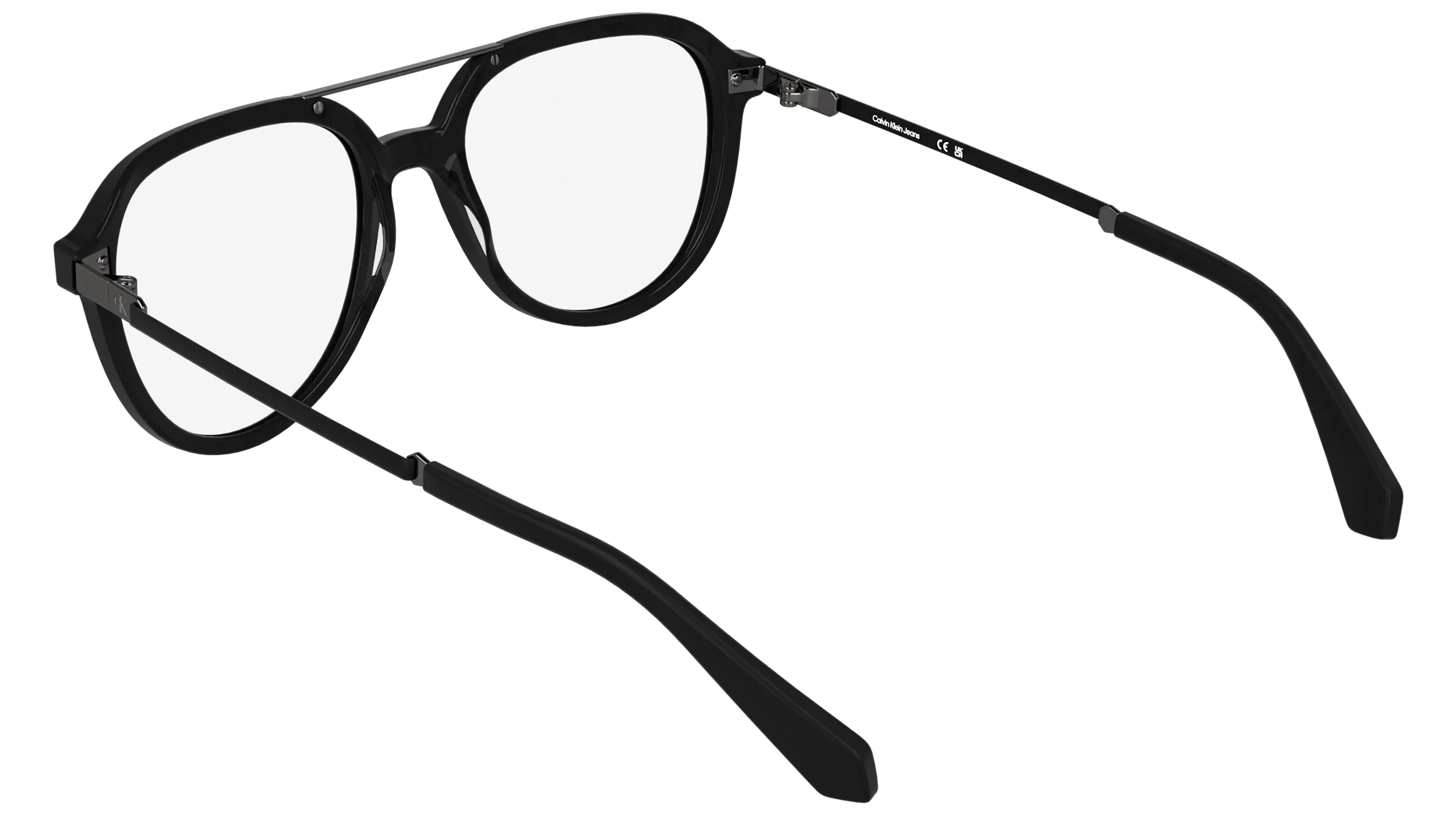 Calvin Klein CKJ26616 001 Montature da vista Acetato Nero Rotonda Normale - immagine 4