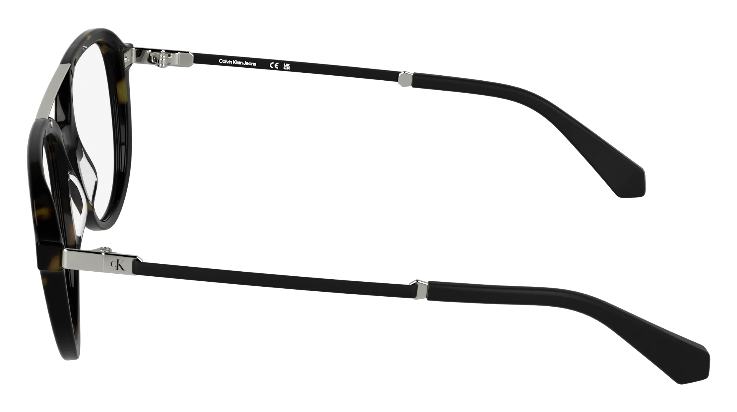 Calvin Klein CKJ26616 242 Montature da vista Acetato Havana Rotonda Normale - immagine 3