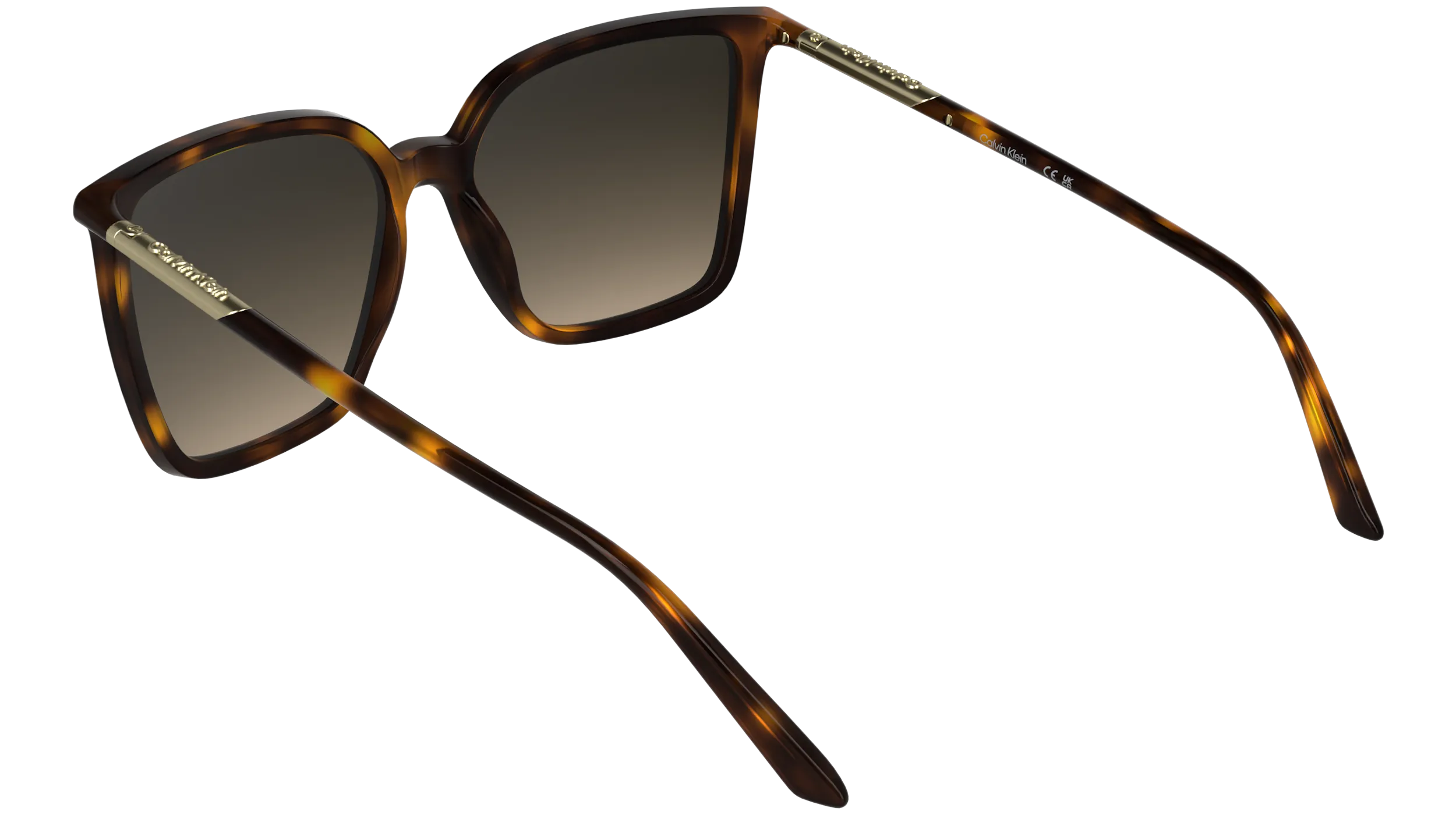 Calvin Klein CK26502S 240 Occhiali da sole Bio-iniettato Havana Farfalla Normale - immagine 4