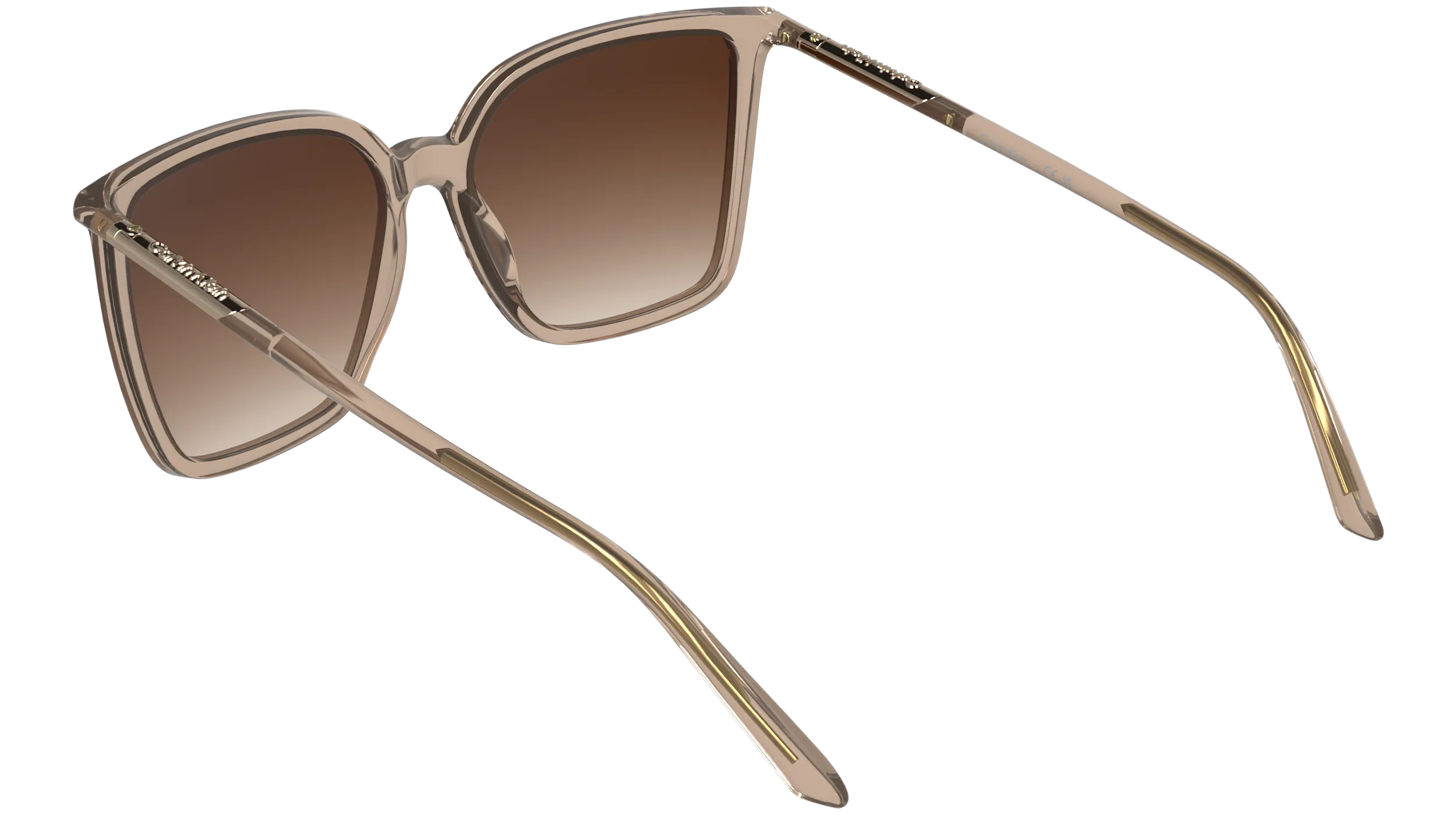 Calvin Klein CK26502S 272 Occhiali da sole Bio-iniettato Nude Rosso Farfalla Normale - immagine 4