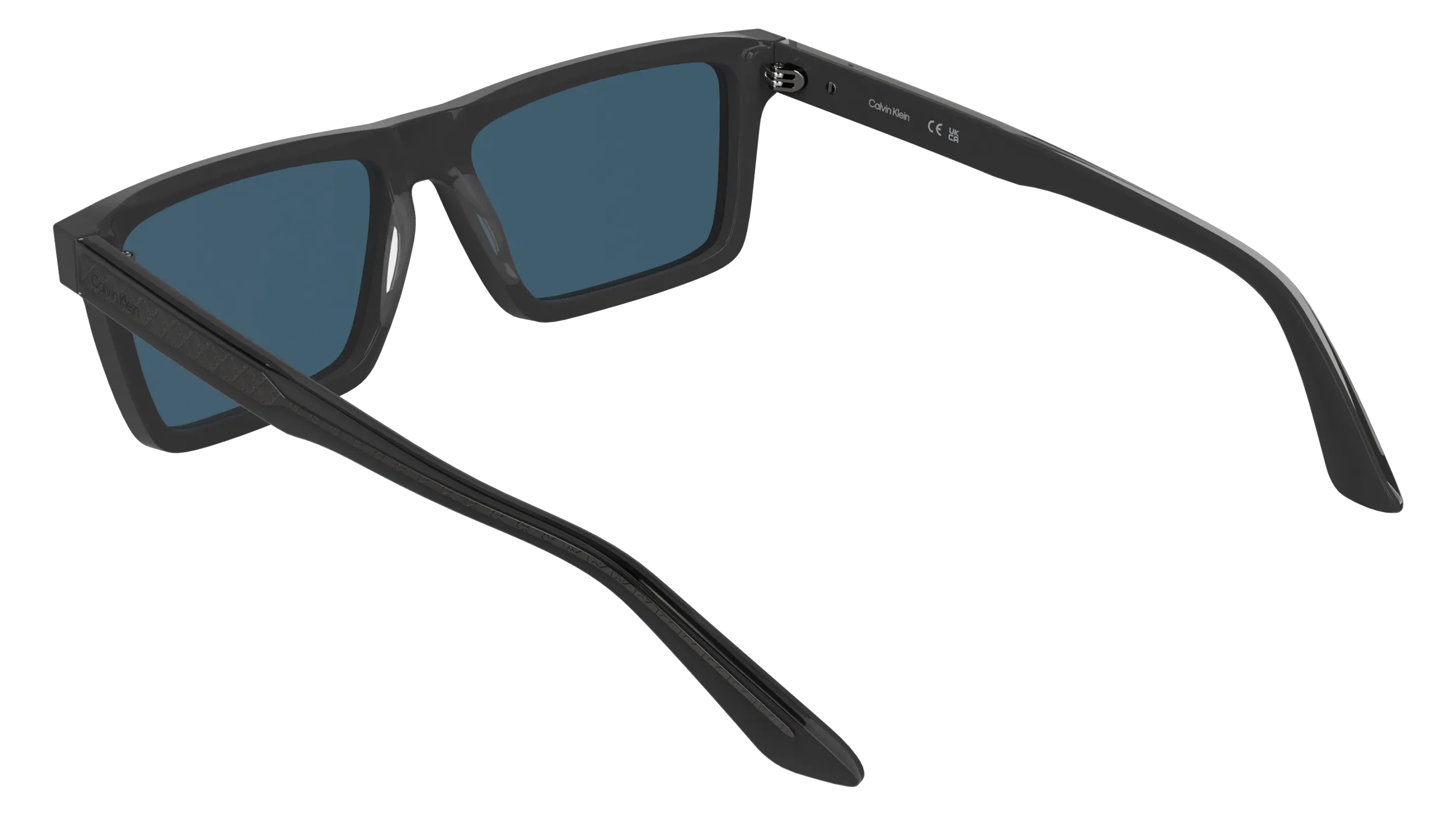 Calvin Klein CK26504S 035 Occhiali da sole Acetato Grigio Blu Squadrata Normale - immagine 4