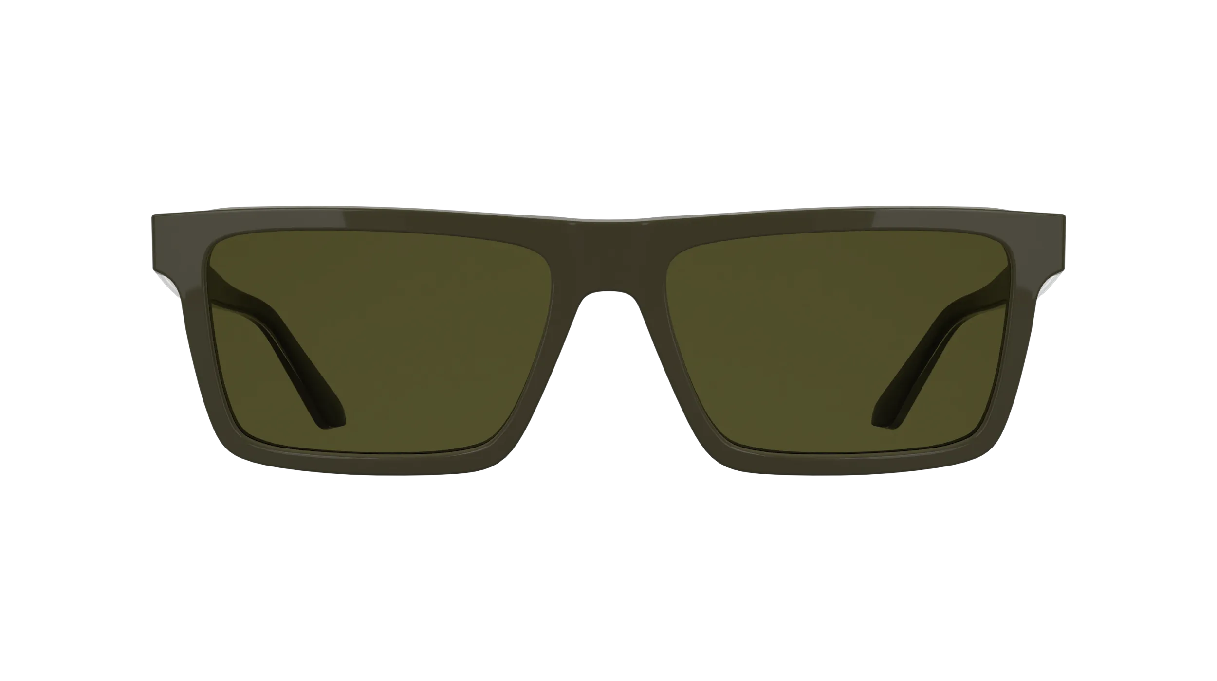 Calvin Klein CK26504S 330 Occhiali da sole Acetato Verde Marrone Squadrata Normale - immagine 2