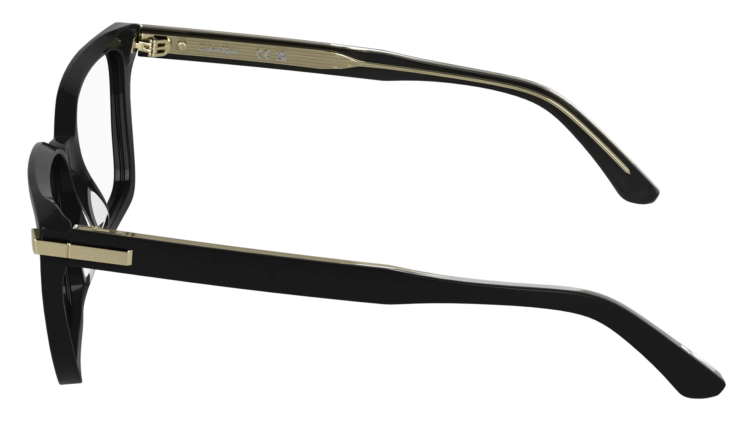 Calvin Klein CK26515 001 Montature da vista Acetato Nero Cat Eye Normale - immagine 3