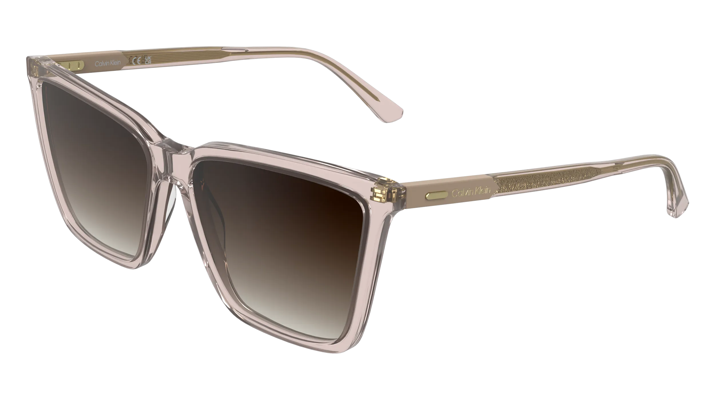 Calvin Klein CK26506S 272 Occhiali da sole Acetato Nude Farfalla Normale - immagine 1