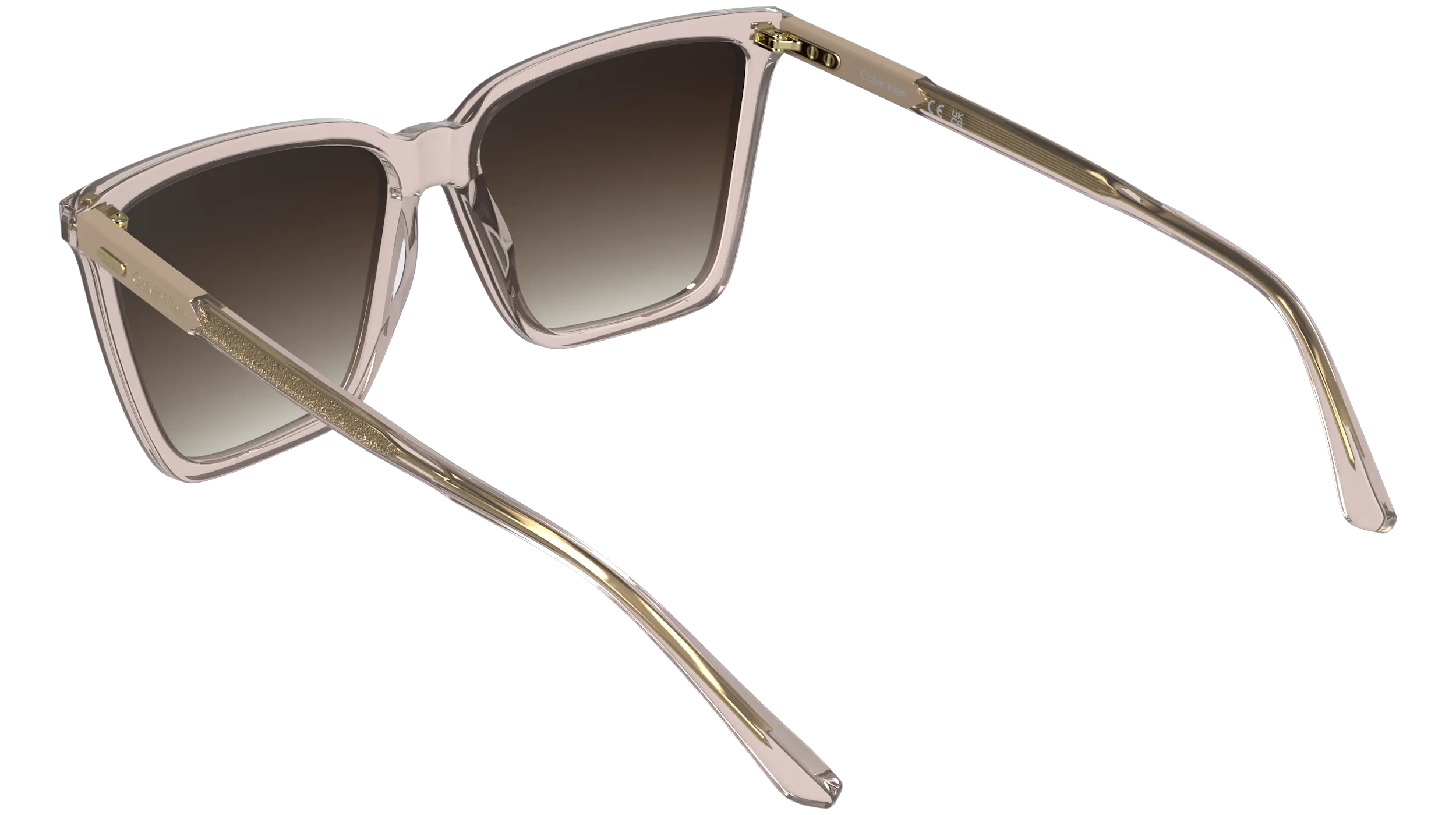 Calvin Klein CK26506S 272 Occhiali da sole Acetato Nude Farfalla Normale - immagine 4